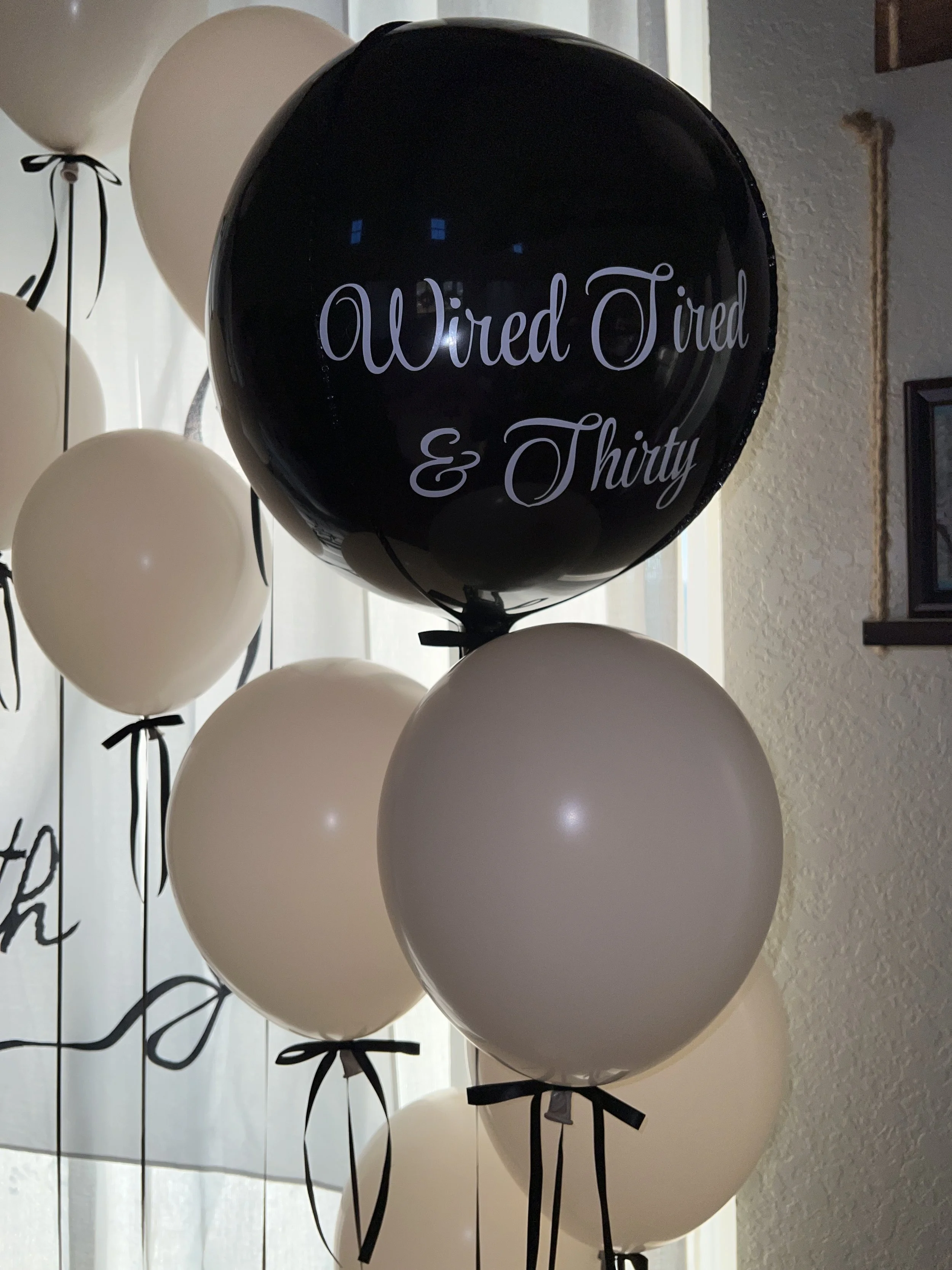 Custom helium balloon bouquet