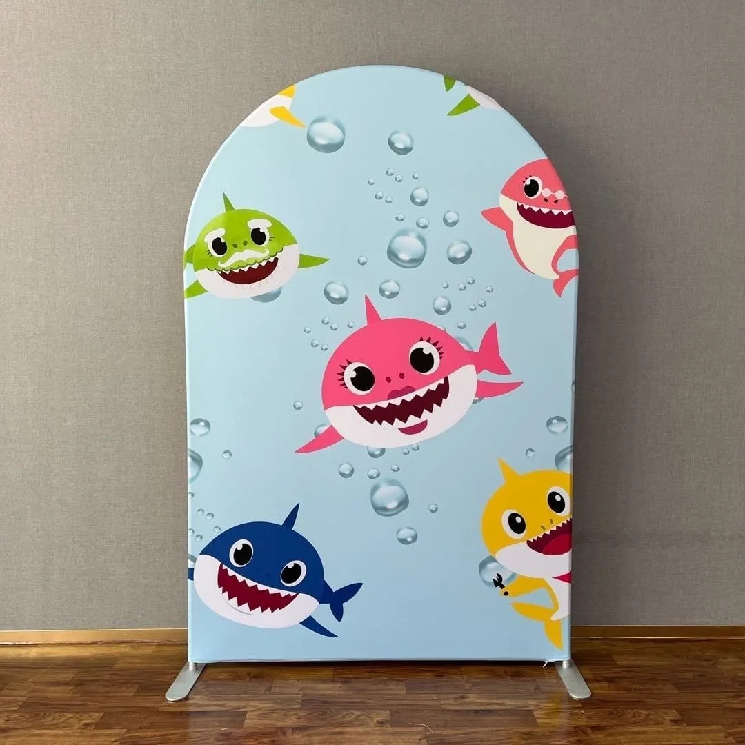 Baby Shark Backdrop 7.5ft 