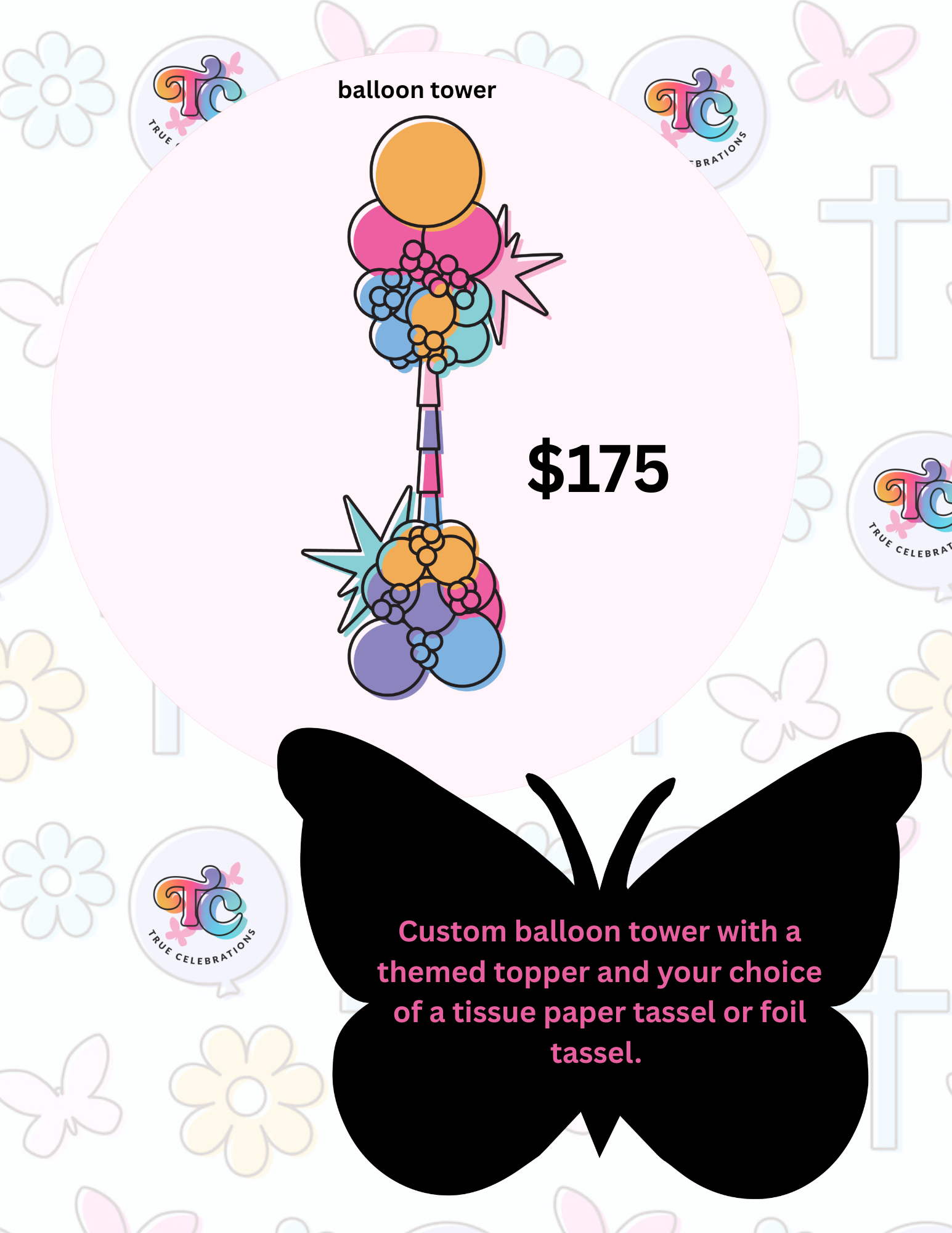 Crazy balloon tower