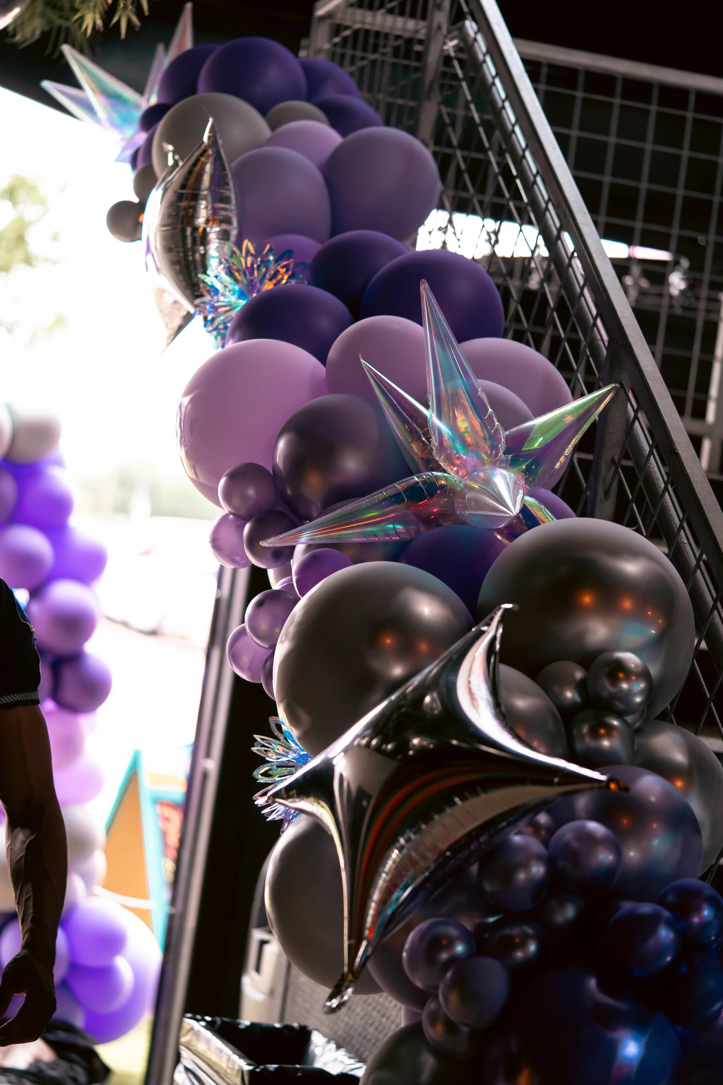 Lucky duck staircase balloons 
