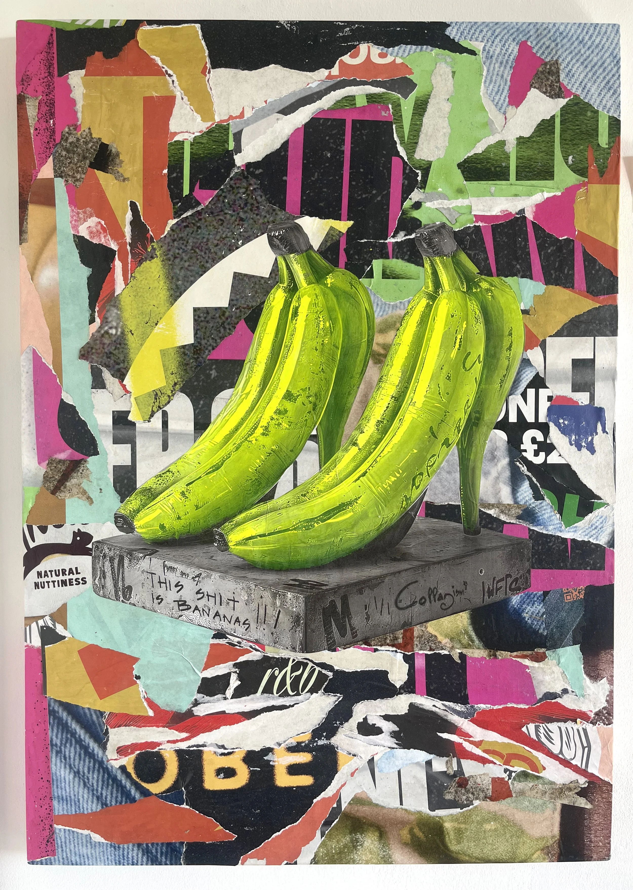 This Shit is Bananas | Street Art Edit Neon Yellow