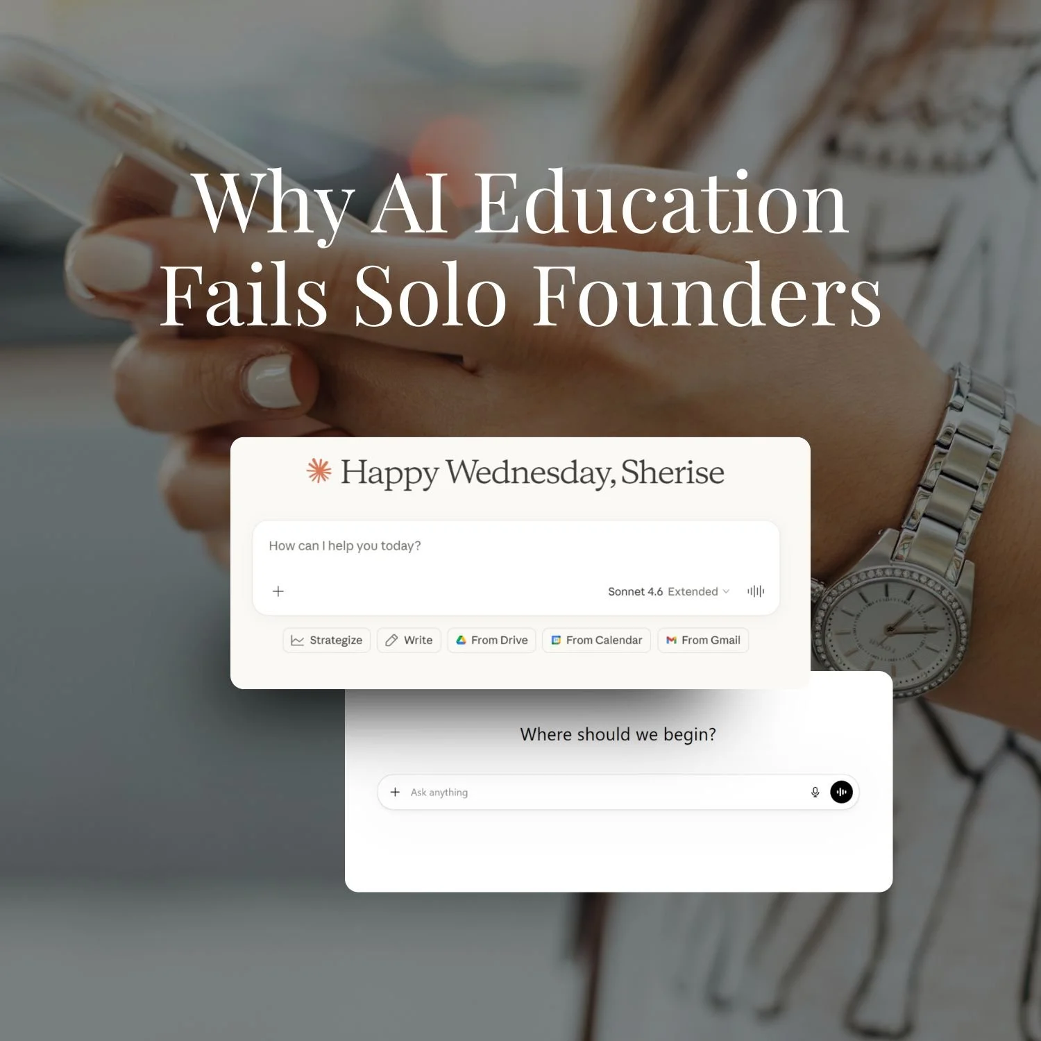Why AI Education Fails Solo Founders (And What Actually Works)