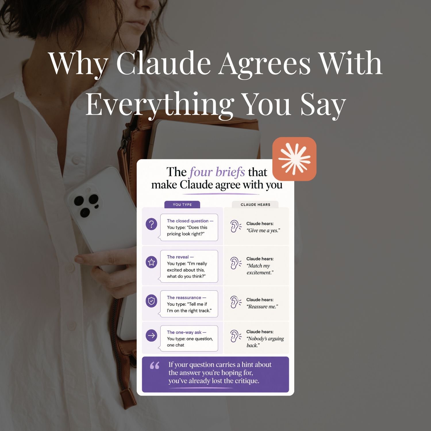 Why Claude Agrees With Everything You Say (And How to Fix It)