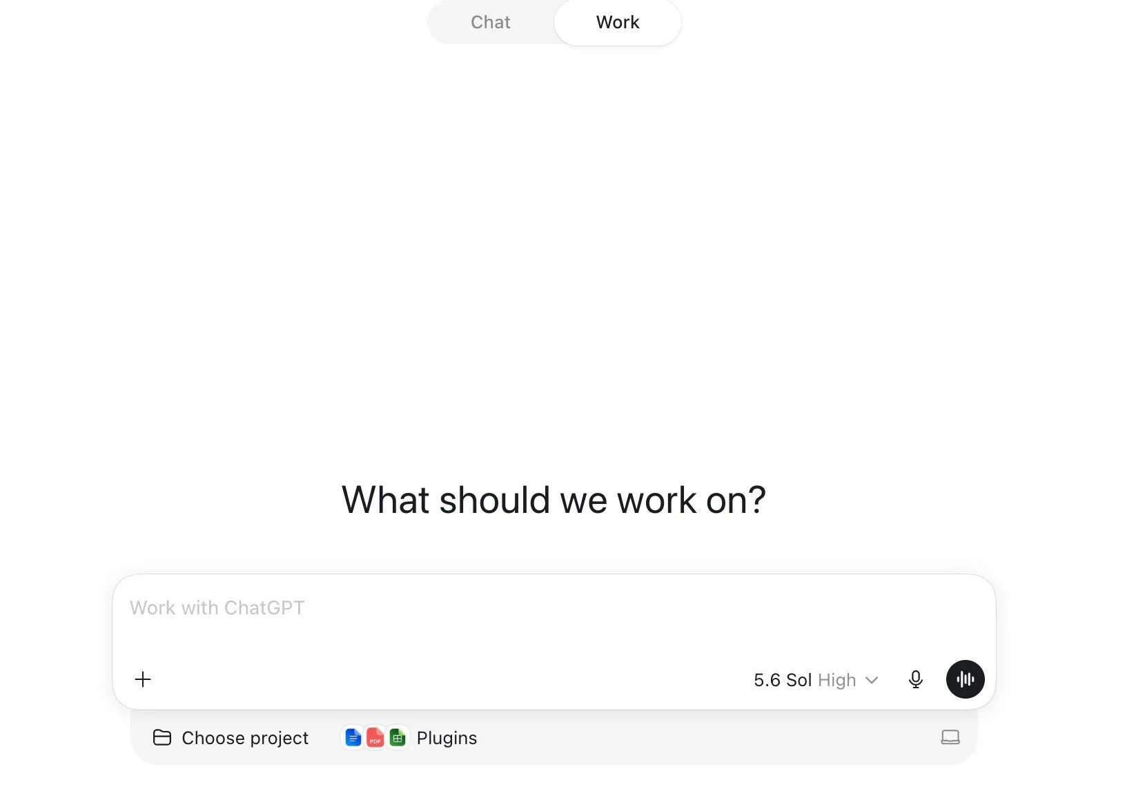 ChatGPT Work