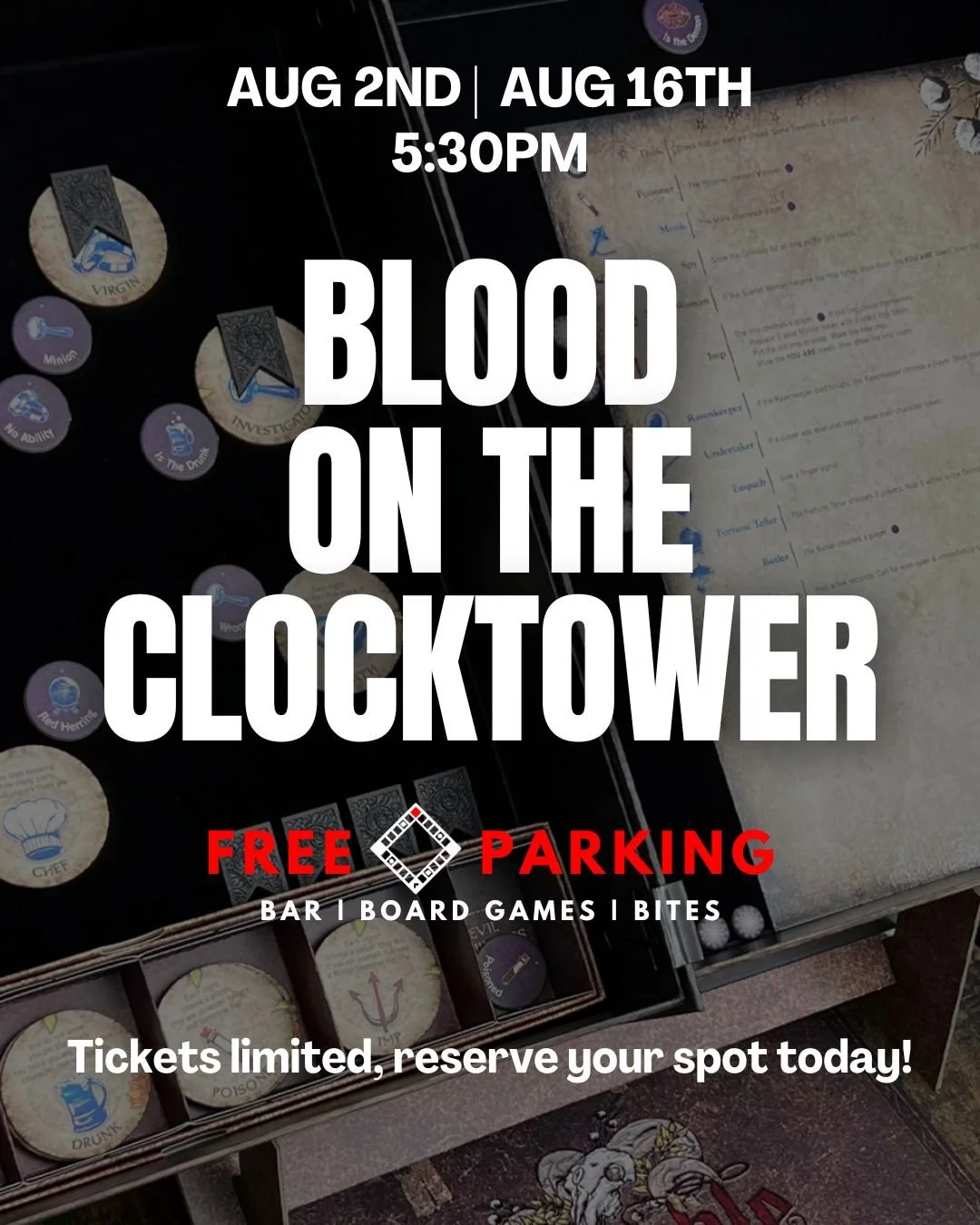 Blood on the Clocktower- August 2nd