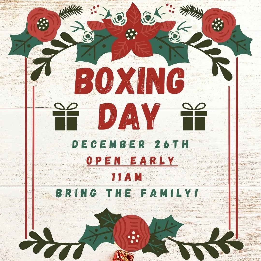 Open Early - Boxing Day