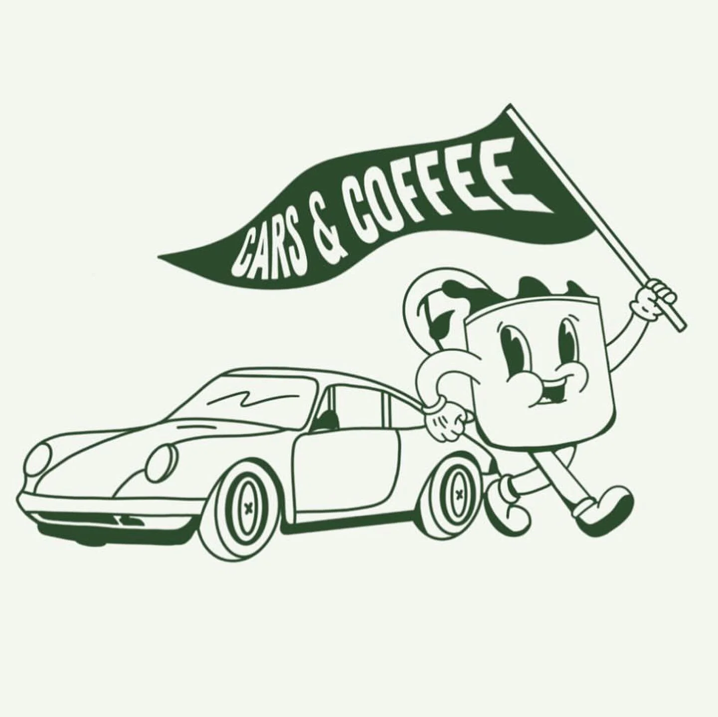 simple retro cars and coffee design i did that was purchased afterwards by @driversgallery last spring! 

was a pleasure working with them and hopefully will again in the future!