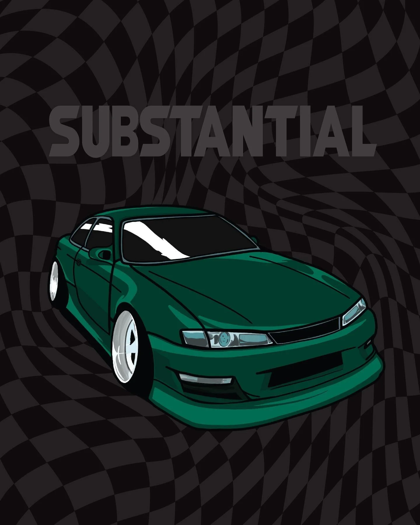 Quick design of @shawn.ferg &lsquo;s car for the brand @substantial.jp !