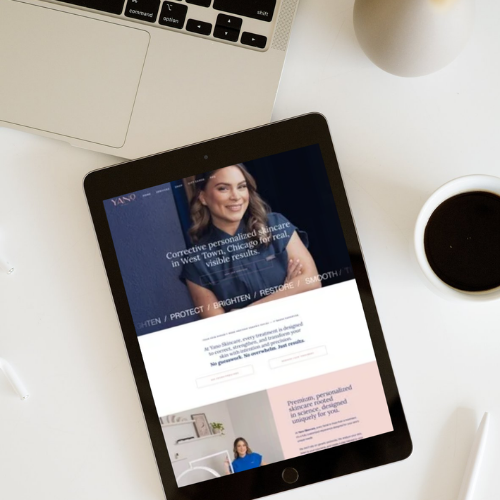 Squarespace Website Design Case Study: Yano Skincare