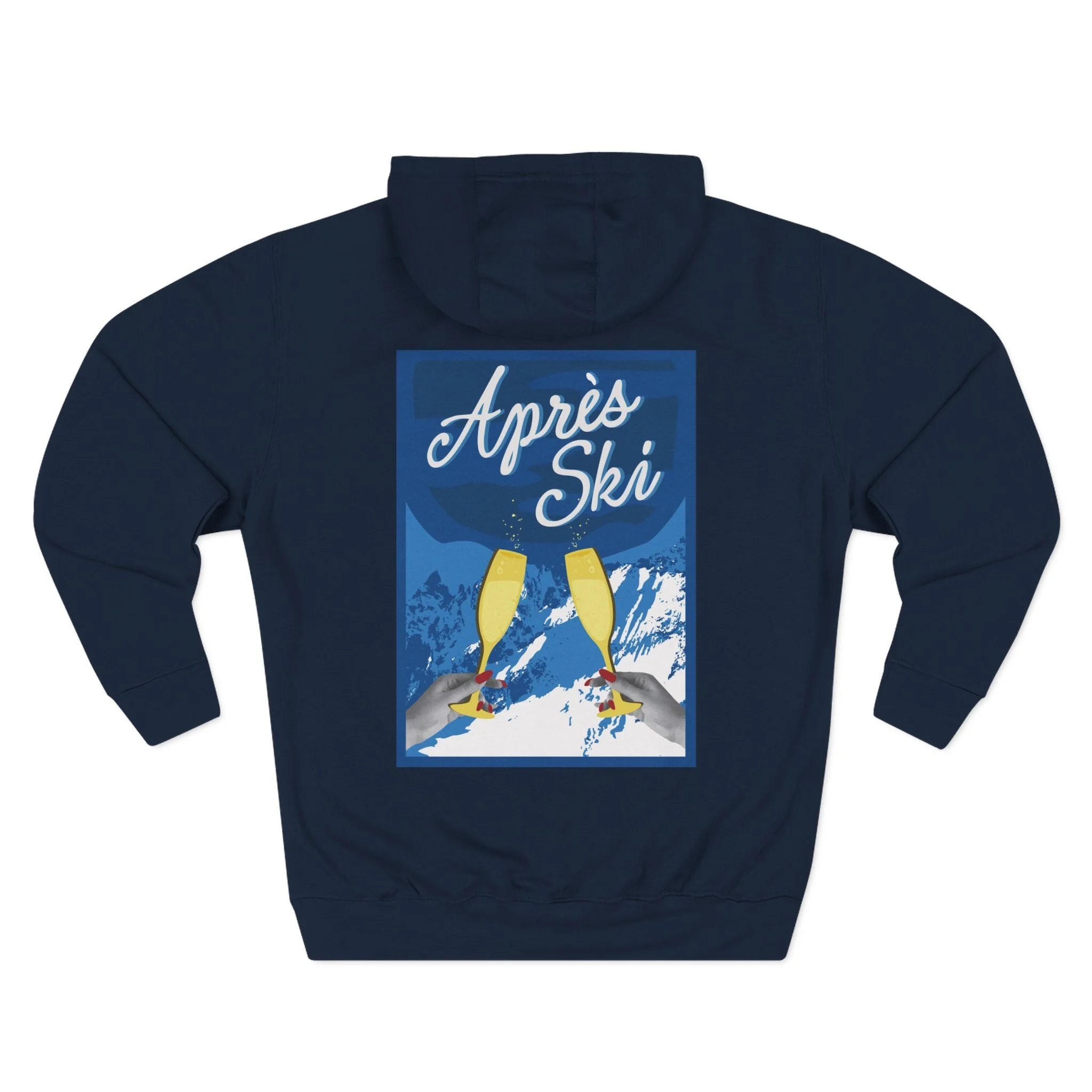 Après-Ski Hoodie — Vintage Ski Poster Pullover