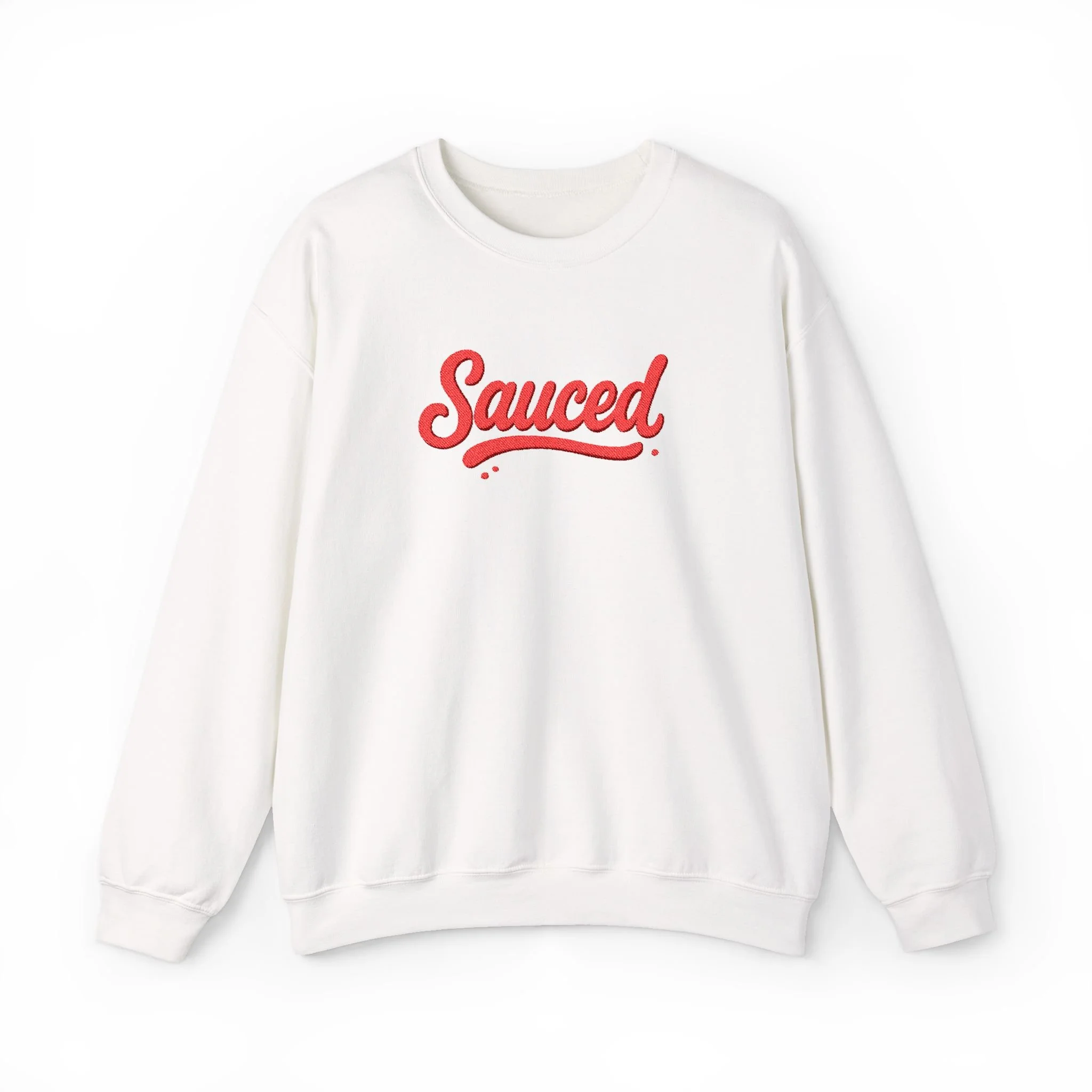 SAUCED Collection - Embroidered Crewneck Sweatshirt