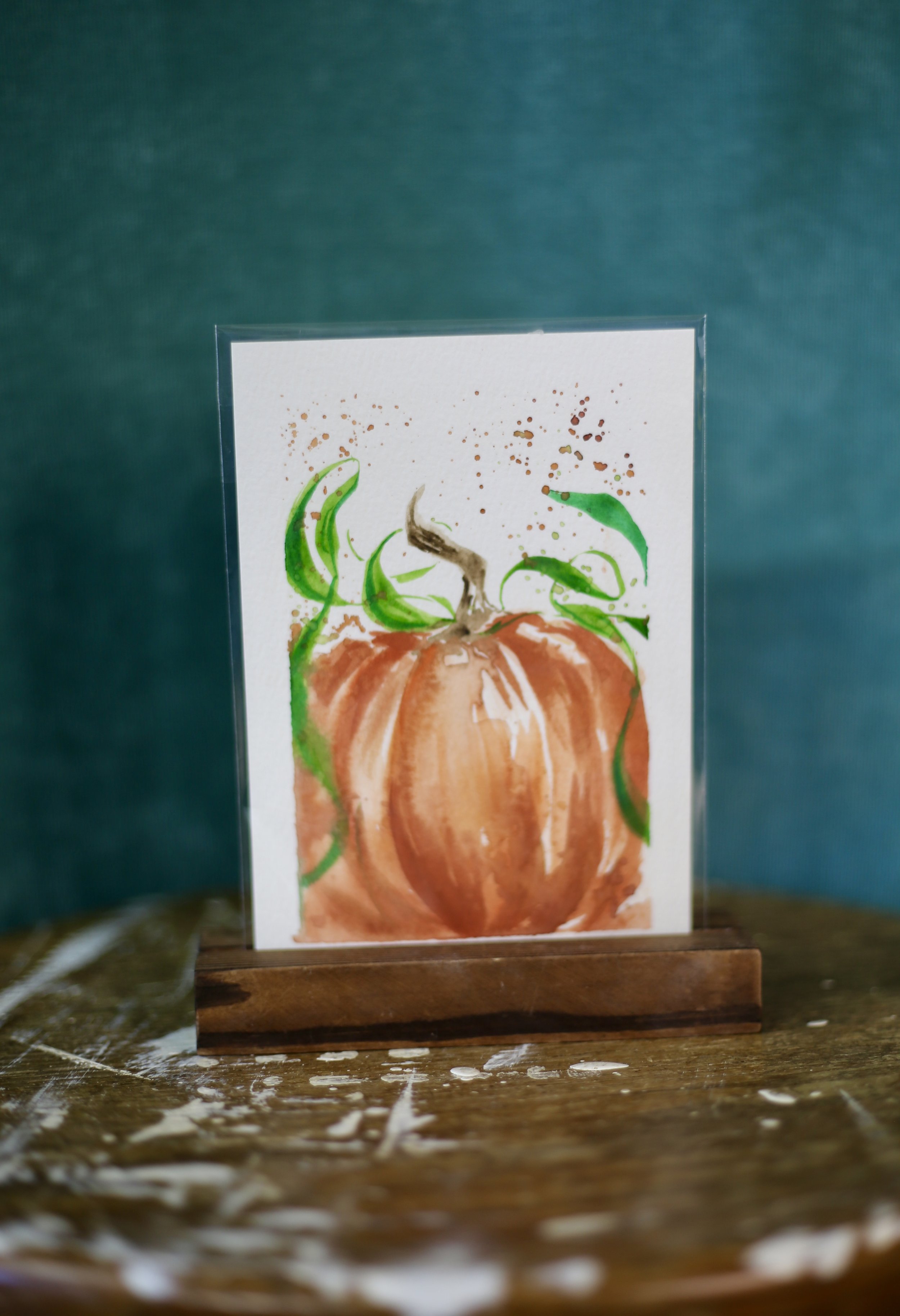 Watercolor - Pumpkin