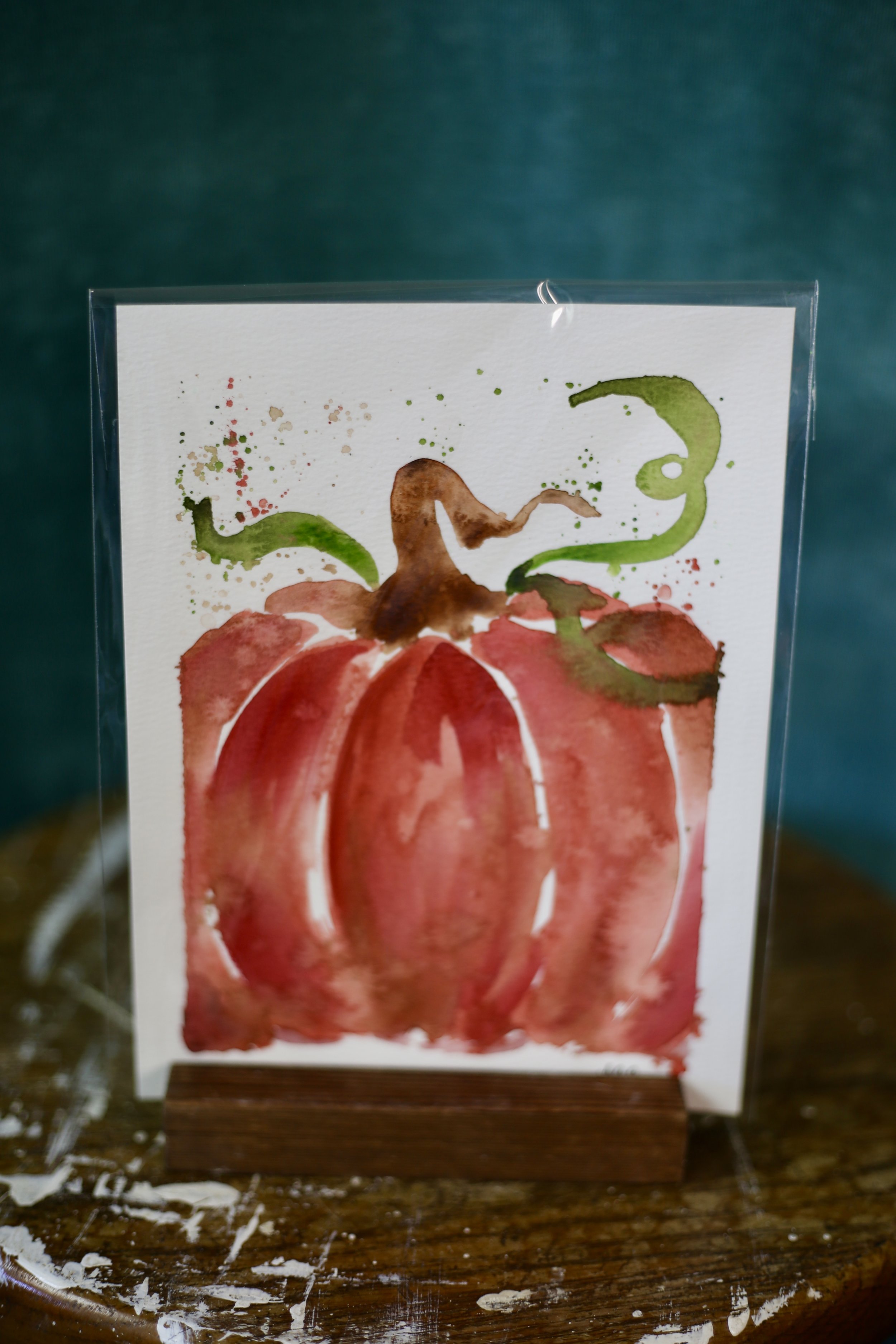 Watercolor - Pumpkin