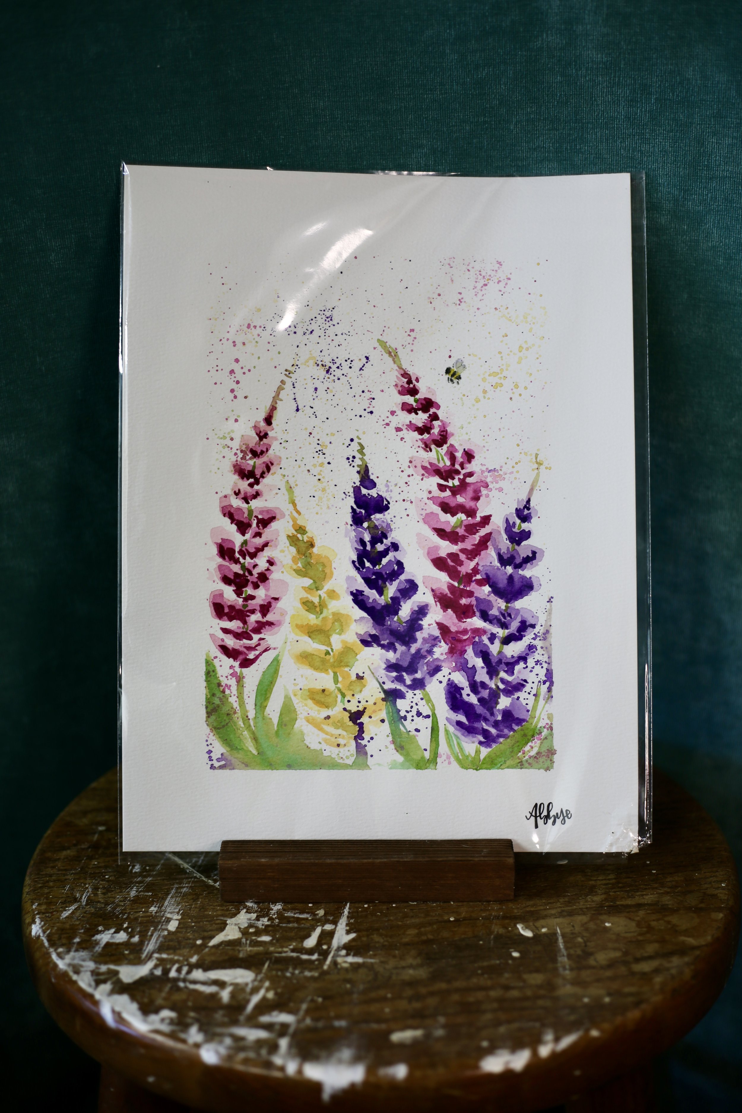 Watercolor - Snapdragon