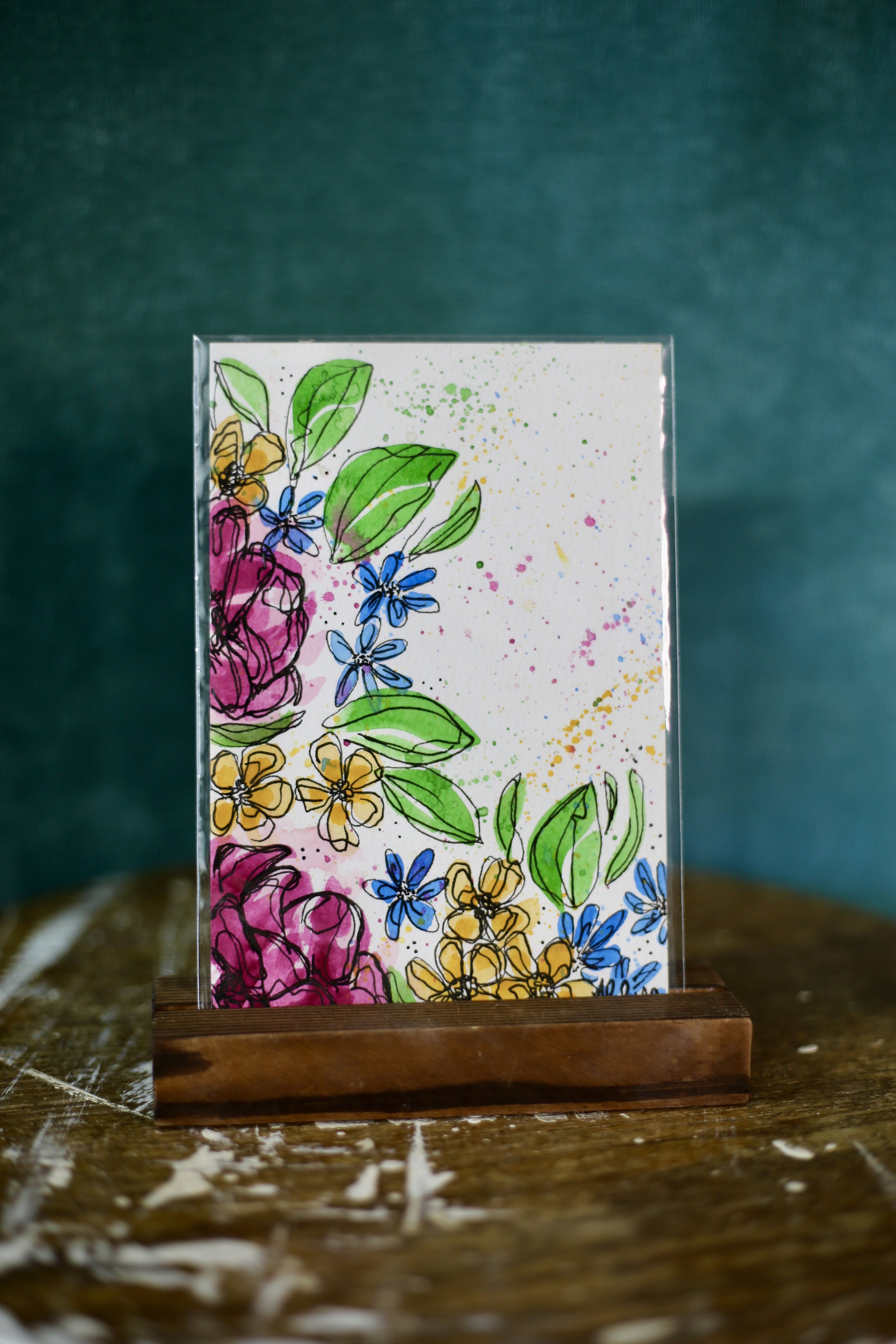 Watercolor - Floral Pattern