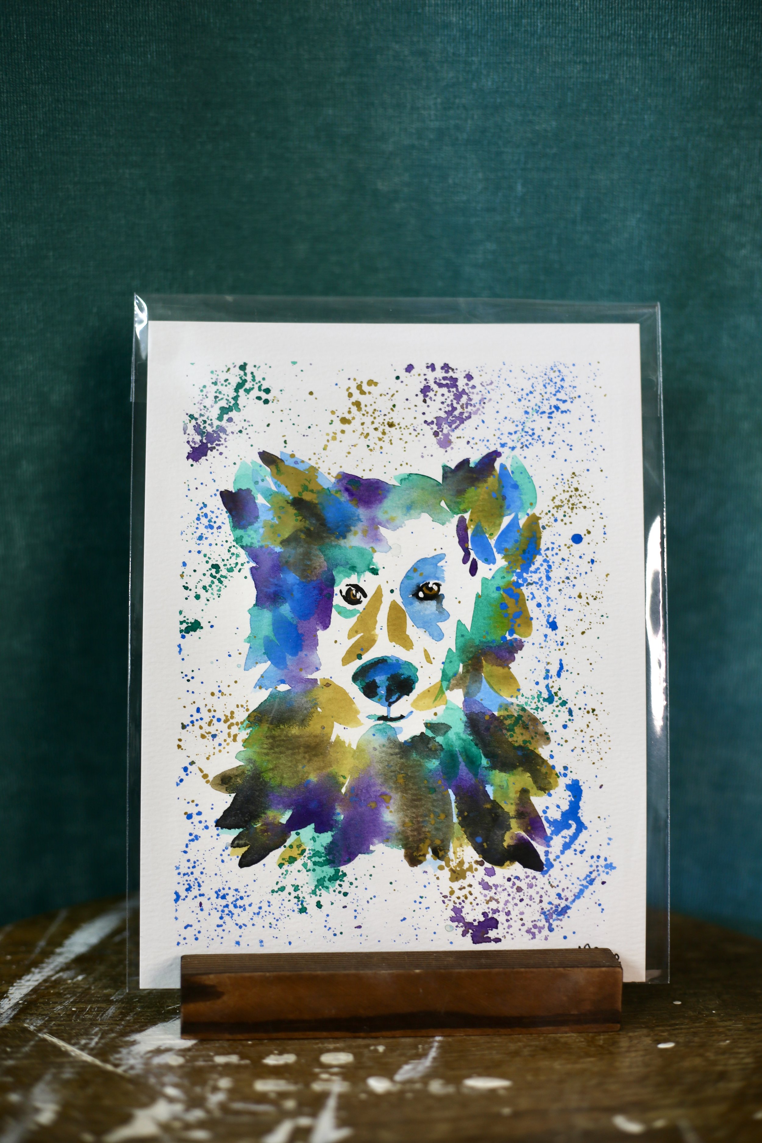Watercolor - Colorful Bear