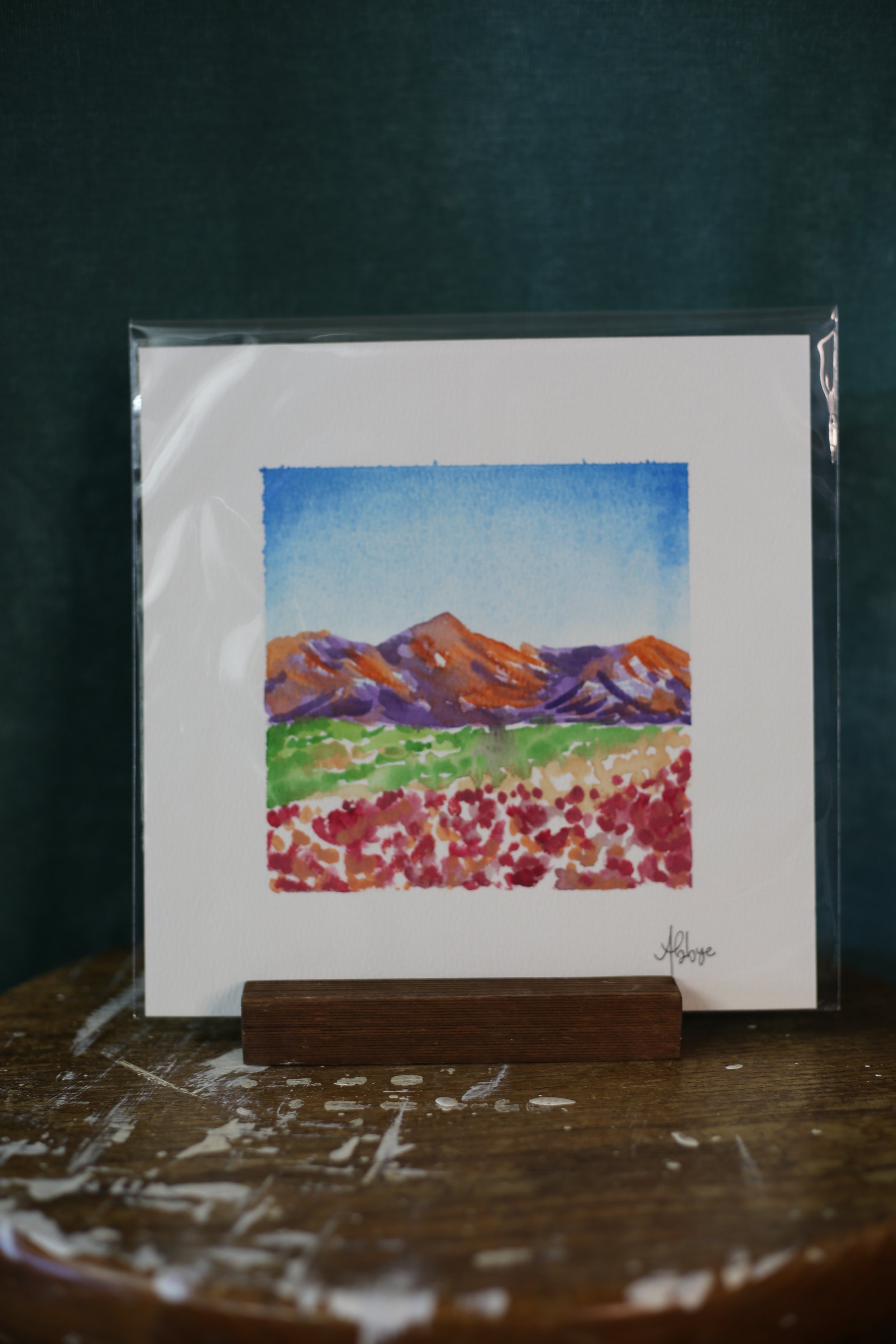 Watercolor - Colorful Landscape