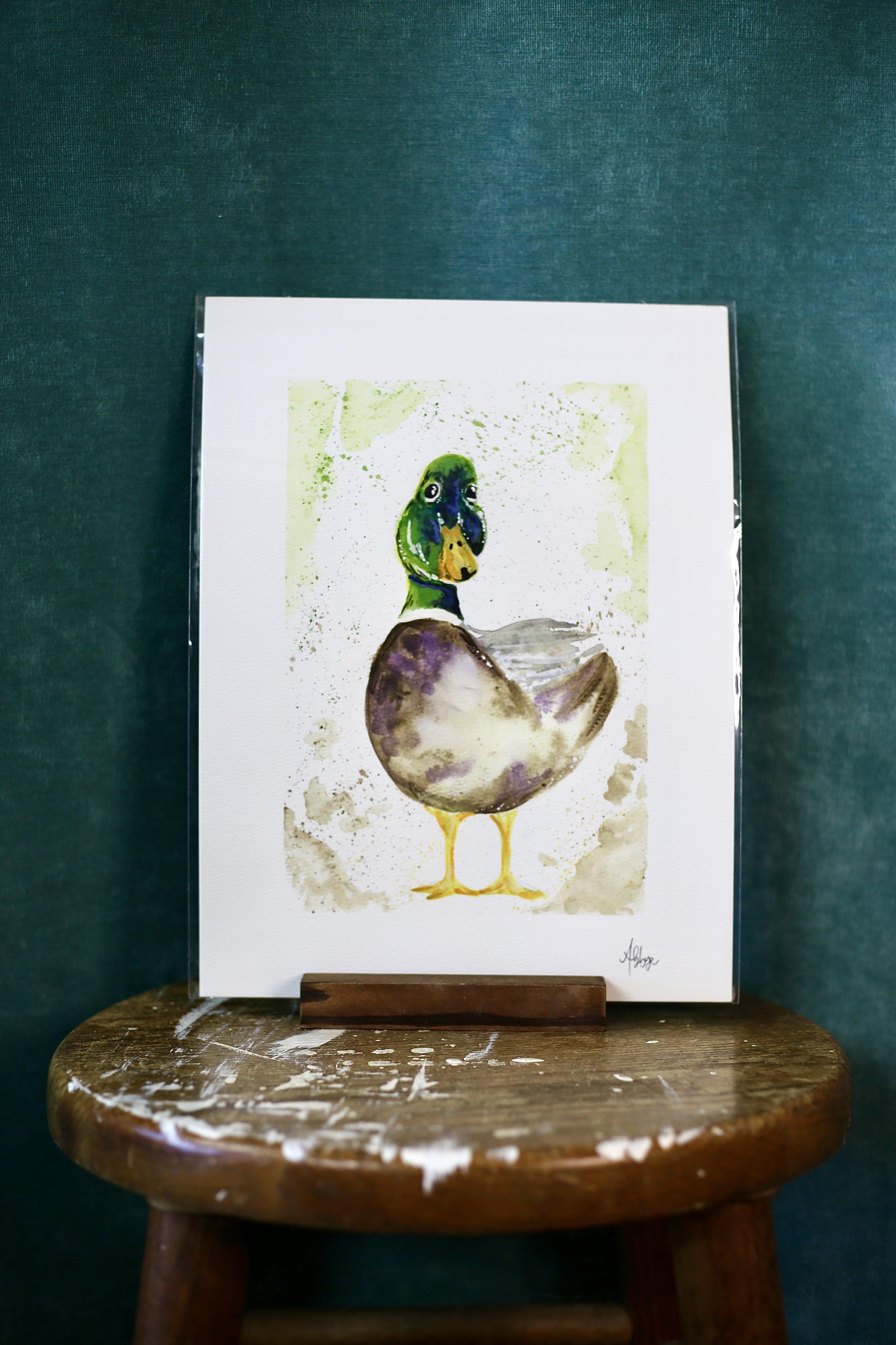 Watercolor - Duck
