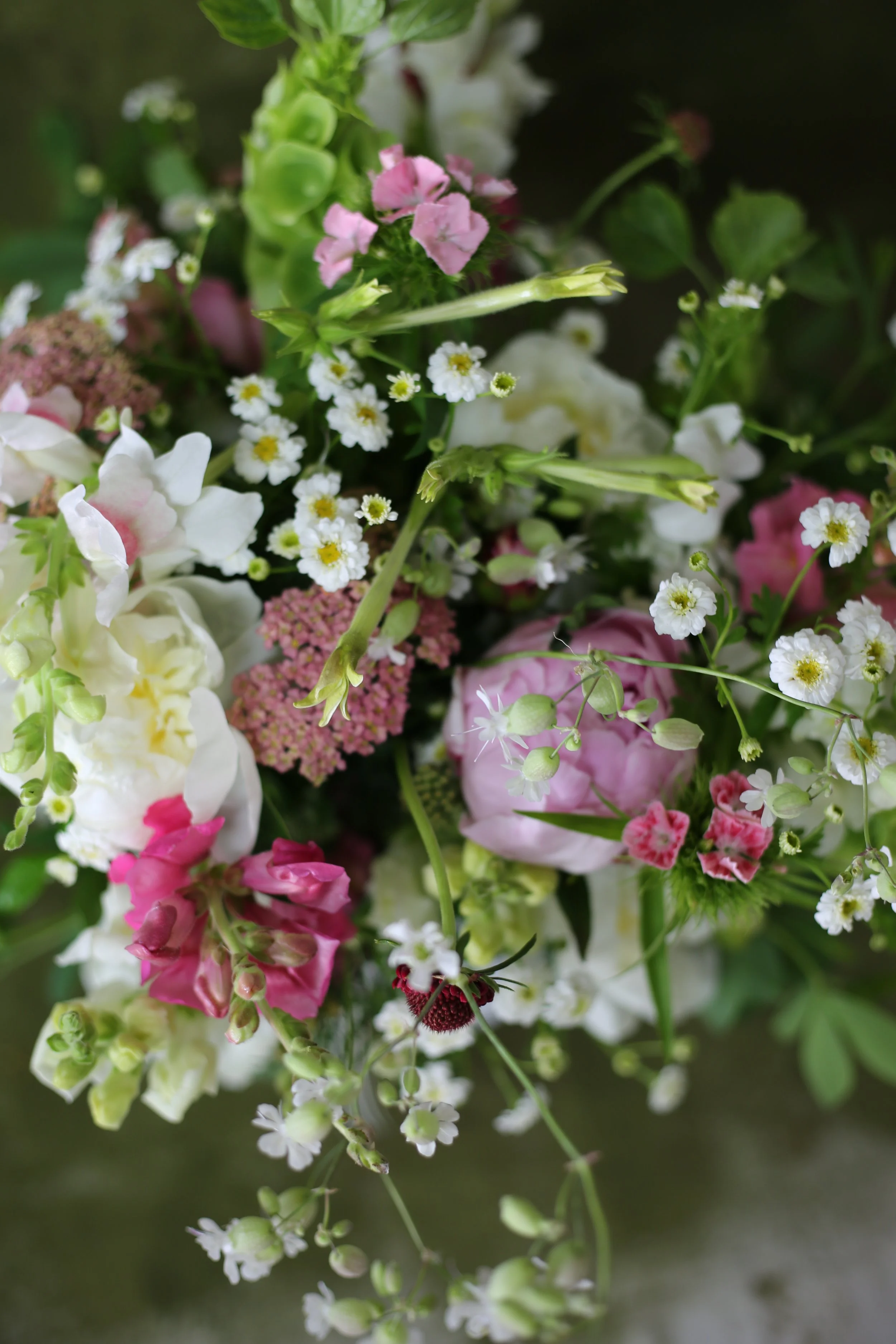 Mixed Blooms in a Wrapped Paper Sleeve