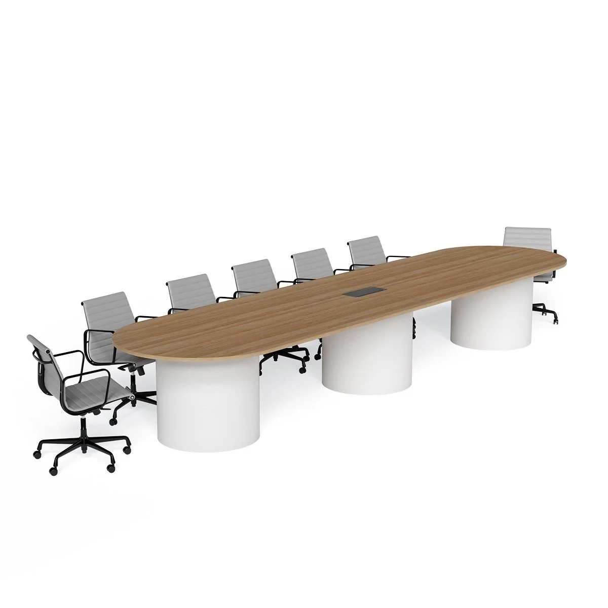 DRUM-BOARDROOM-TABLE-450 dia-x 700H-3 leg-WHITE-NATURAL-OAK.jpg