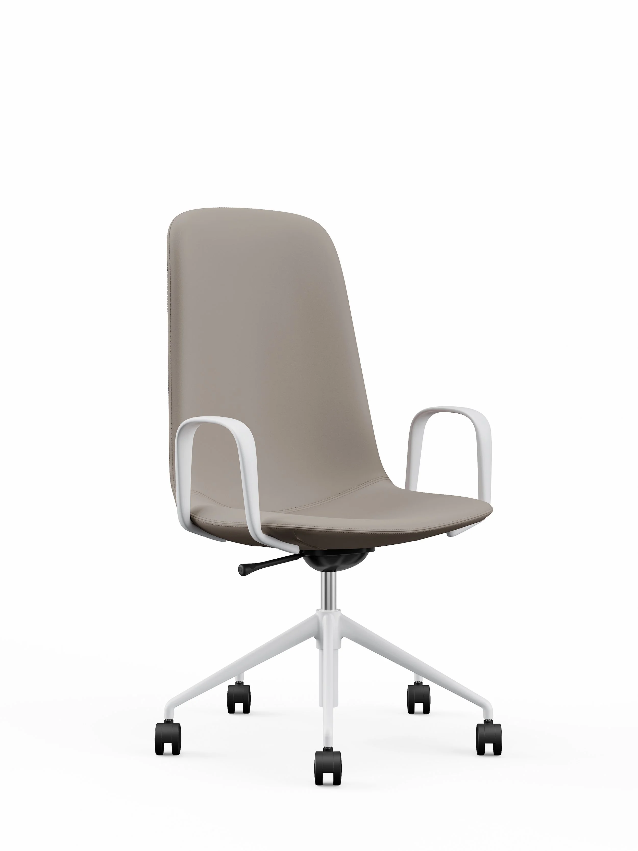 ELARA - High Back - Taupe-White - Front Angle.jpg