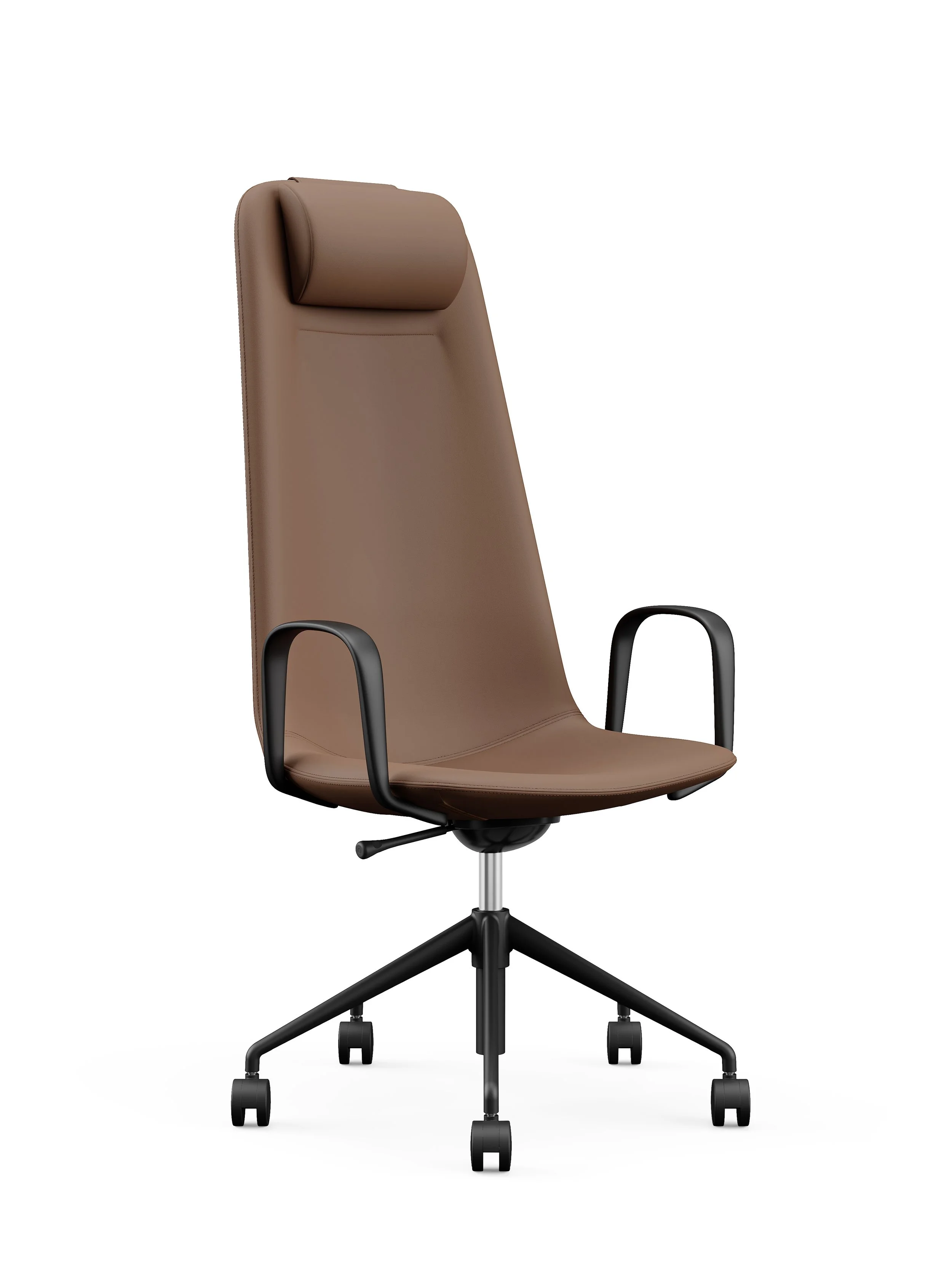 ELARA - Executive Back - Chocolate-Black - Front Angle.jpg