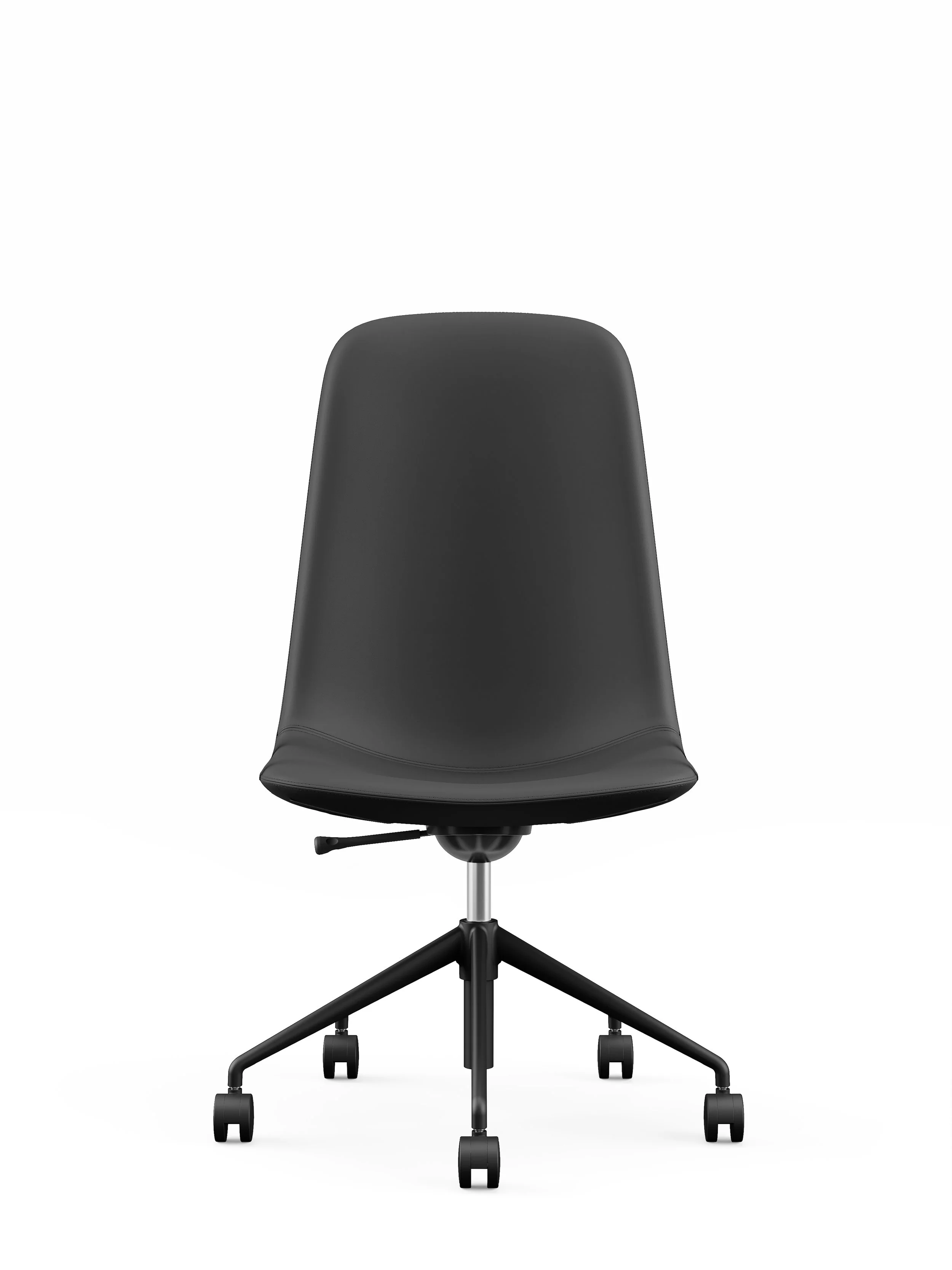 ELARA - High Back - Gunmetal-Black-No Arms - Front.jpg