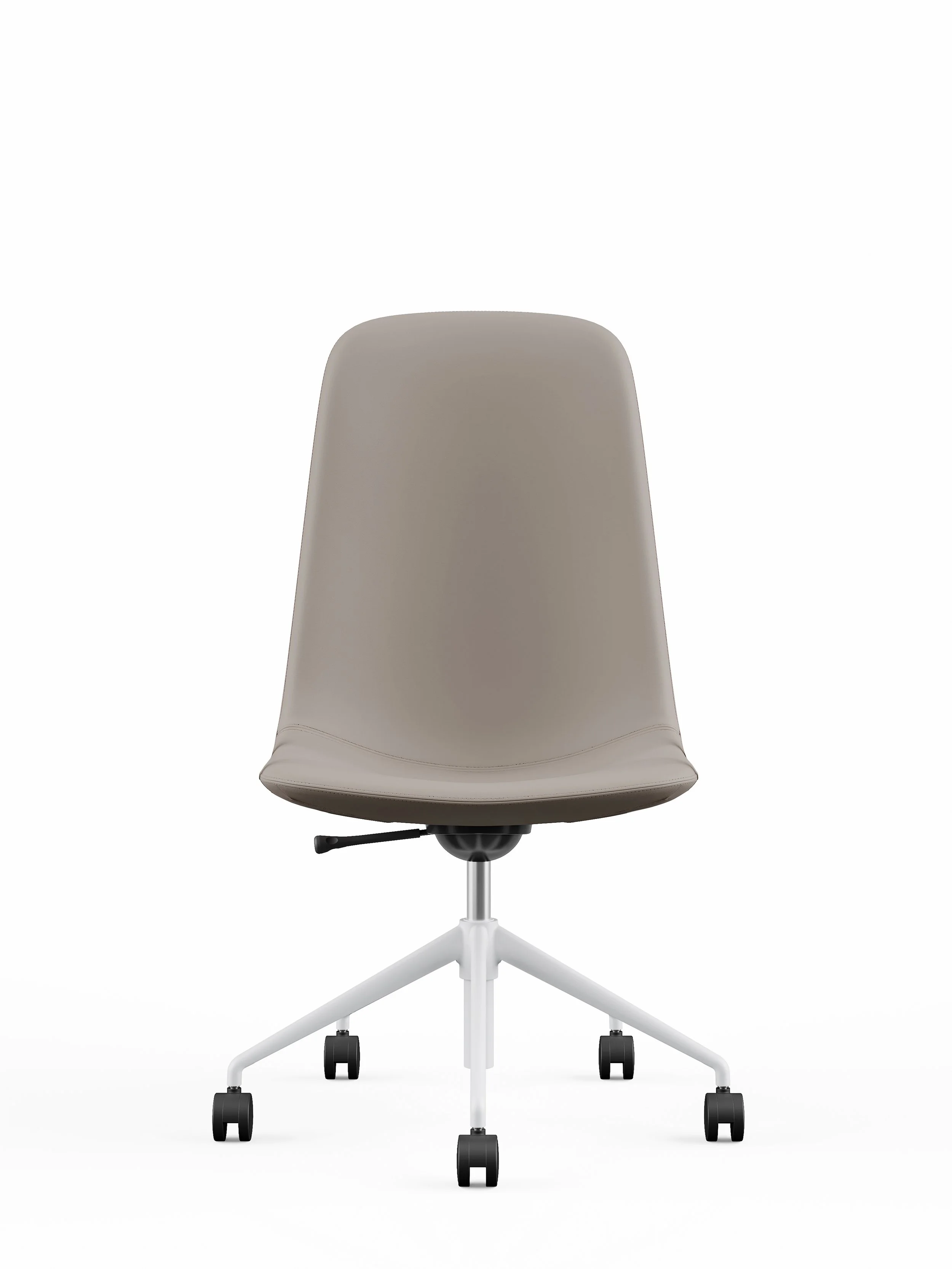 ELARA - High Back - Taupe-White-No Arms - Front.jpg