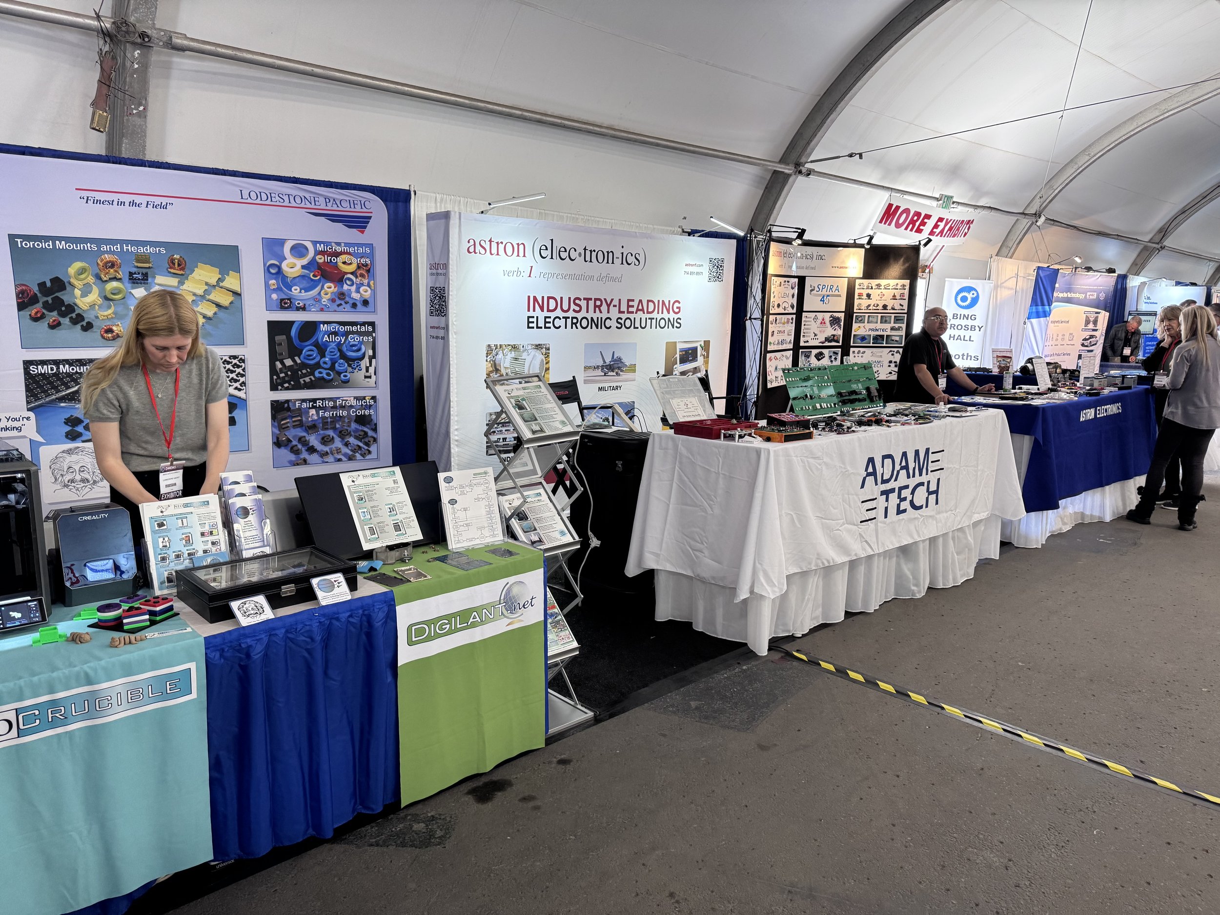 Lodestone Booth & Product Display at DMEMS 2025