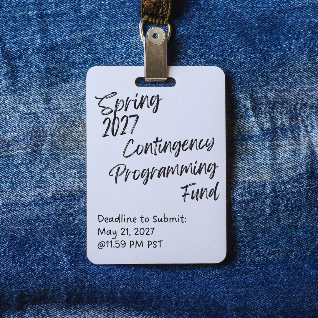 spring 2027 Contingency Programming Fund Submission Deadline