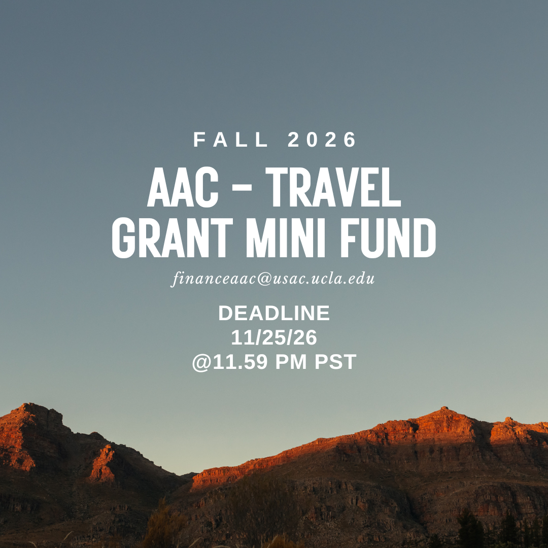 Fall 2026 AAC - Travel Grant Mini Fund Submission Deadline