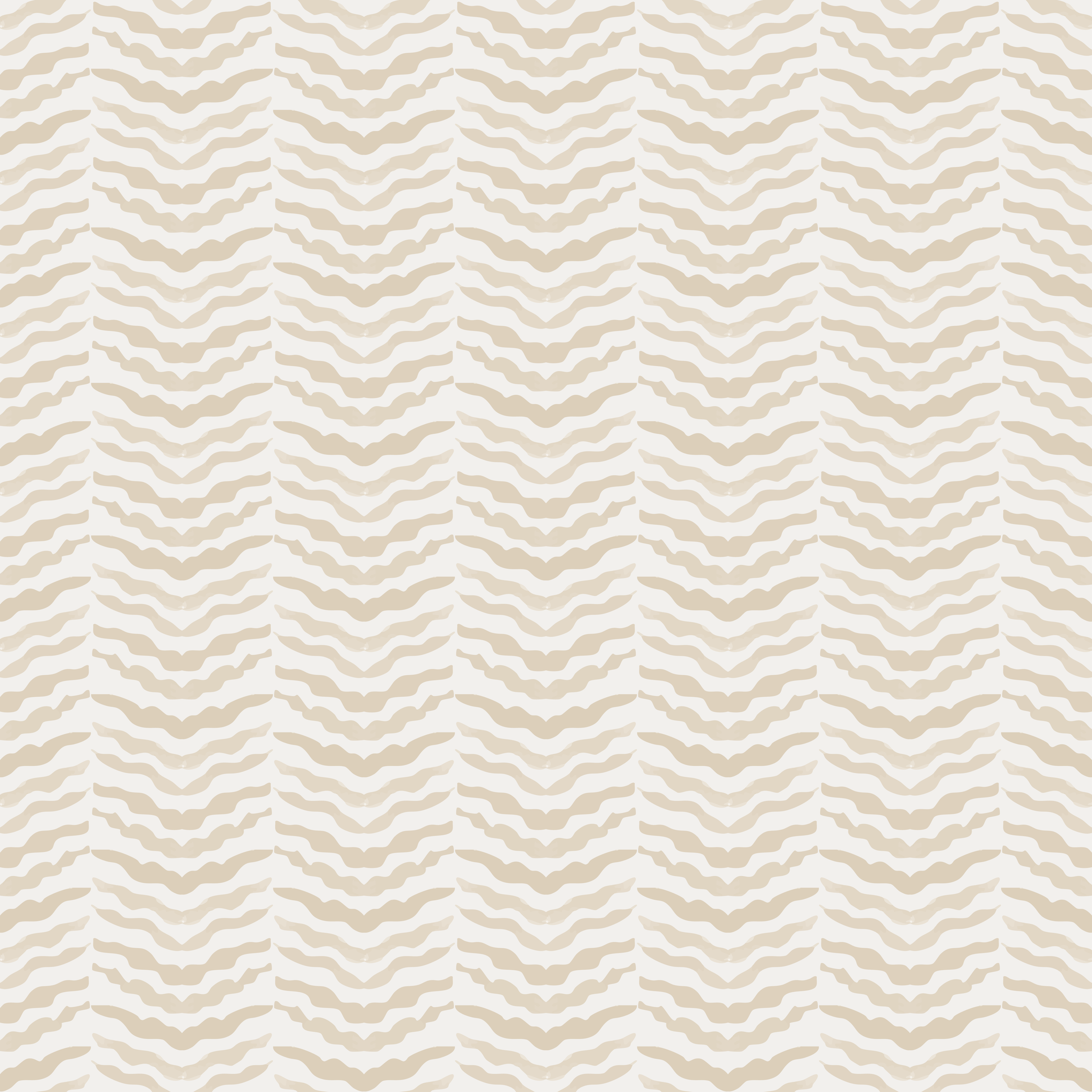 Pattern of wavy beige and white lines on a light background.