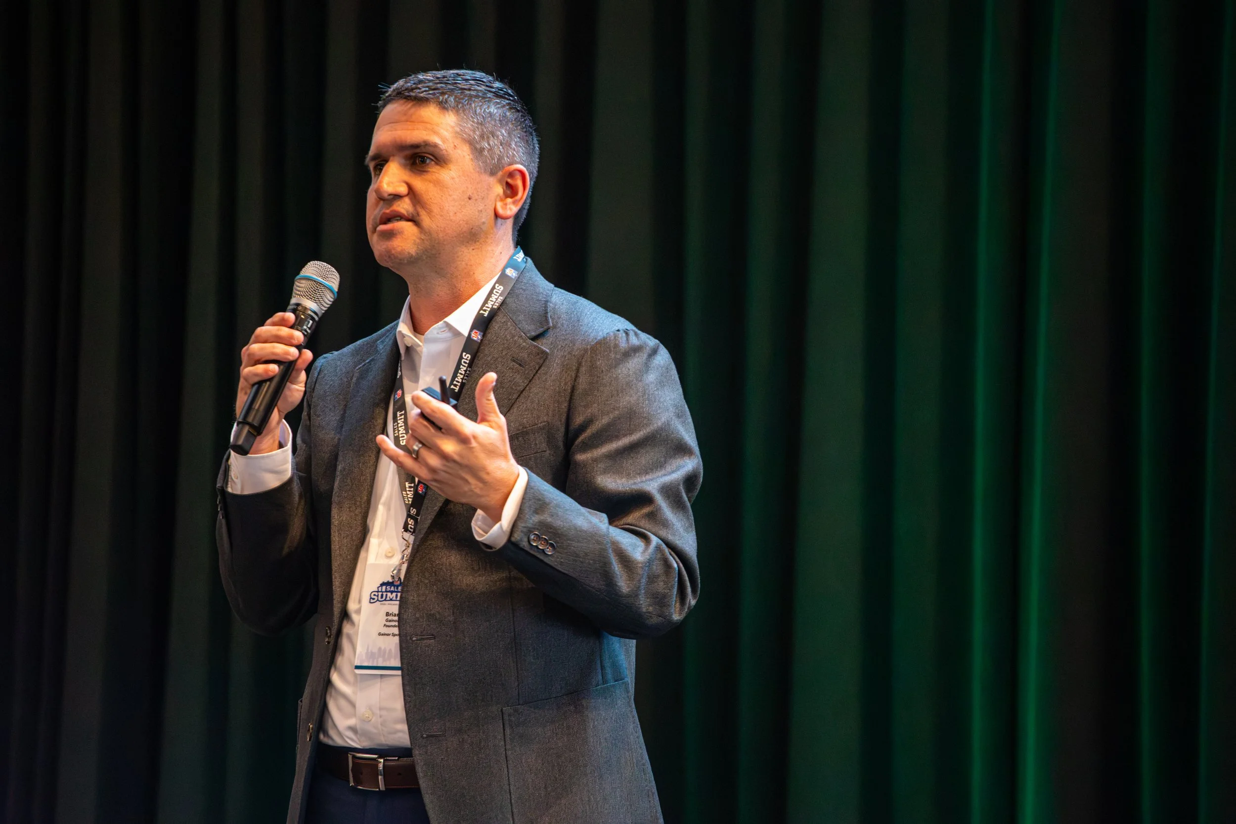 Brian Gainor NFL Sales Summit Partnerships AI Presentation Philadelphia Sports