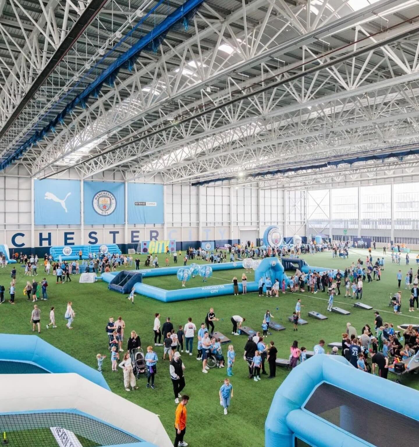 Manchester City delivers the ultimate pre-match experience for kids at the team&rsquo;s Academy facility.