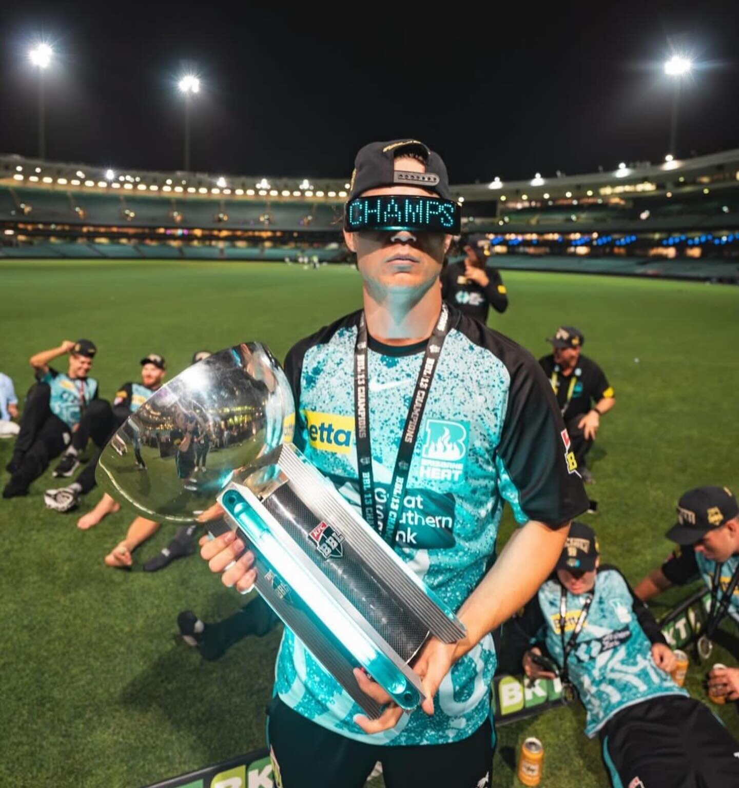 The Big Bash League trophy brilliantly lights up in the winning teams colors, demonstrating how sports properties can leverage colors to create new value and experiences for players and fans.