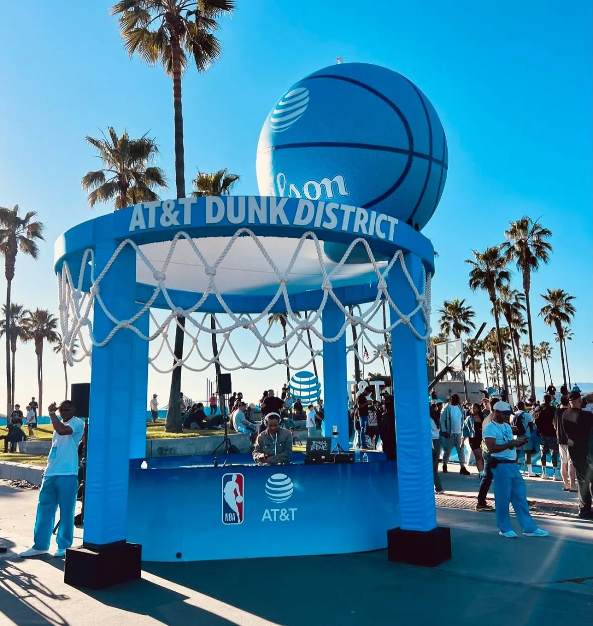 AT&amp;T is reimagining what an NBA partnership can look like, turning it into a nationwide, fan-first platform with the Dunk Bus and Dunk District. 

The platform allows AT&amp;T to authentically connect with and engage fans nationwide.