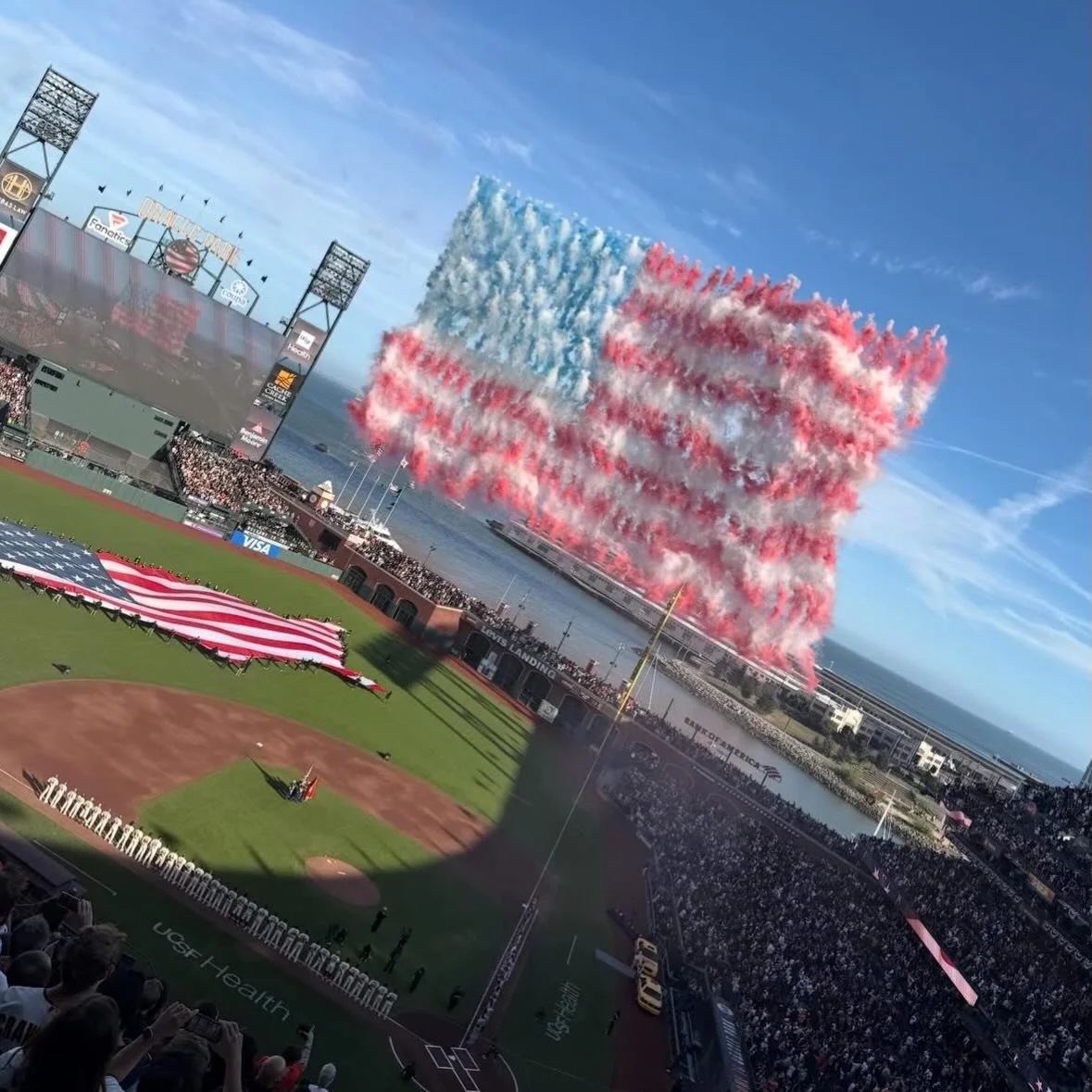 Major League Baseball teamed up with Netflix and Adobe to deliver an electric Opening Night at Oracle Park to officially kick off the MLB season featuring the Giants vs Yankees.