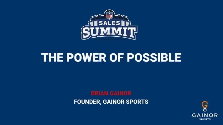 I recently had the opportunity to be a featured speaker at the NFL Sales Summit, presenting on &ldquo;The Power of Possible&rdquo; with a focus on how corporate partnership teams can use AI to work smarter, faster and more creatively and create a new