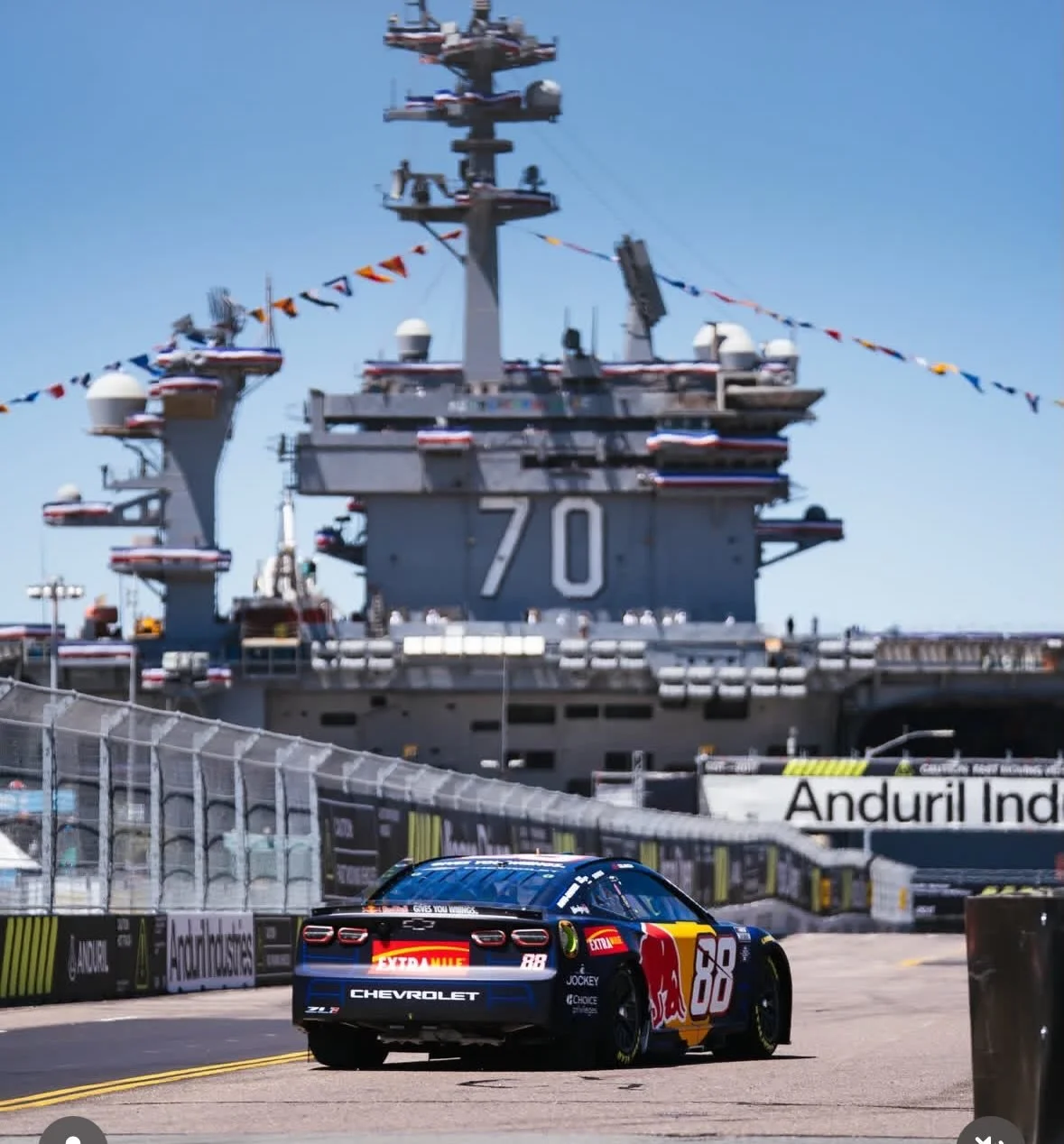 NASCAR recently hosted one of the coolest events in sports, bringing the inaugural Anduril 250 to Naval Base Coronado in San Diego, the first NASCAR race ever held on an active military base. 

The combination of military heritage, a one-of-a-kind wa