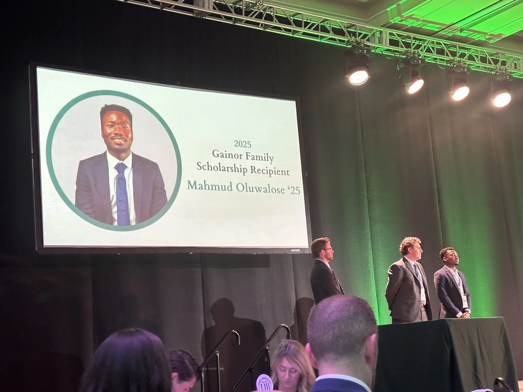 Brian Gainor and Gainor Family Scholarship supporting Ohio University sports administration students