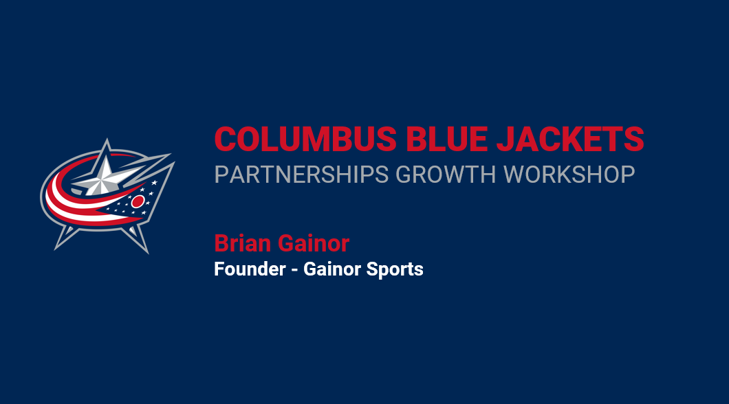 Columbus Blue Jackets Partnerships Growth Workshop Sponsorship AI