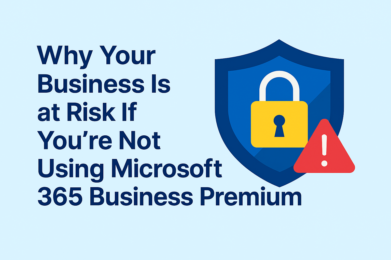 Why Your Business Is at Risk If You’re Not Using Microsoft 365 Business Premium