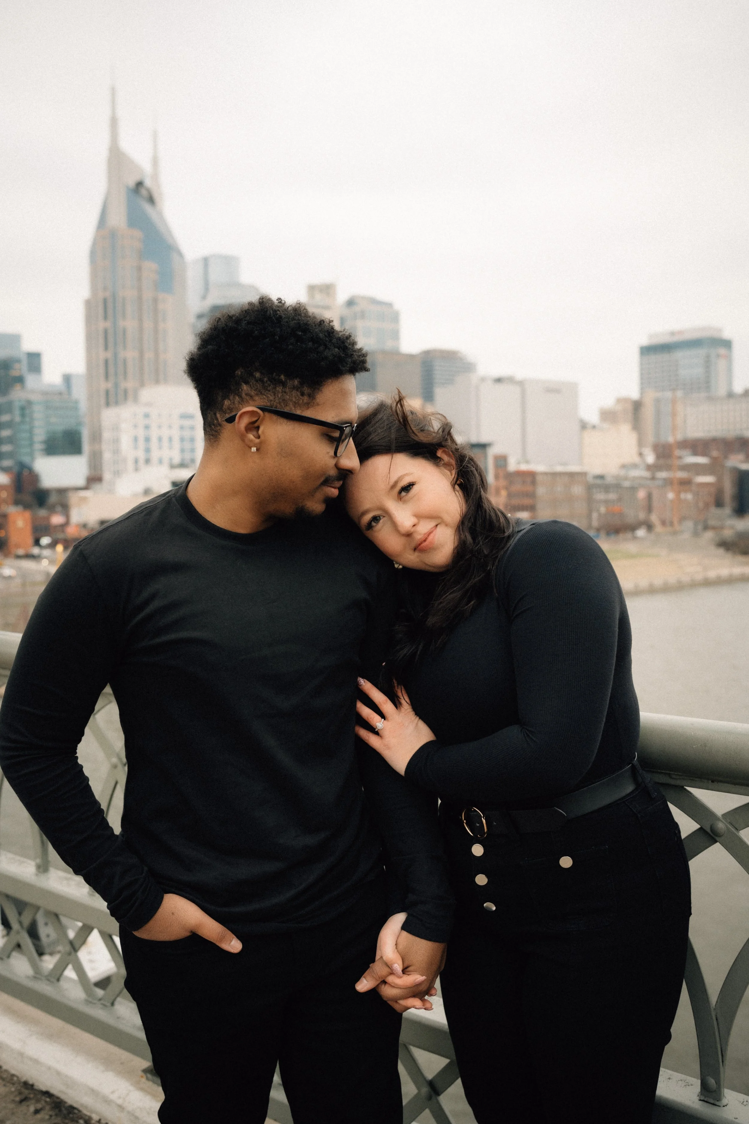 Pedestrian Bridge Engagement Session, Nashville, TN