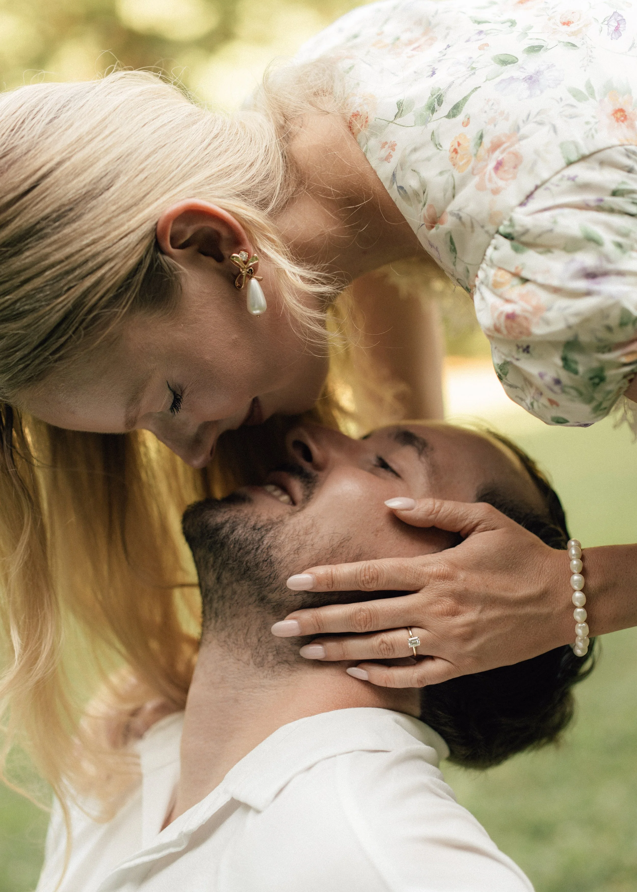 Engagement session cator woolford gardens Atlanta wedding photographer