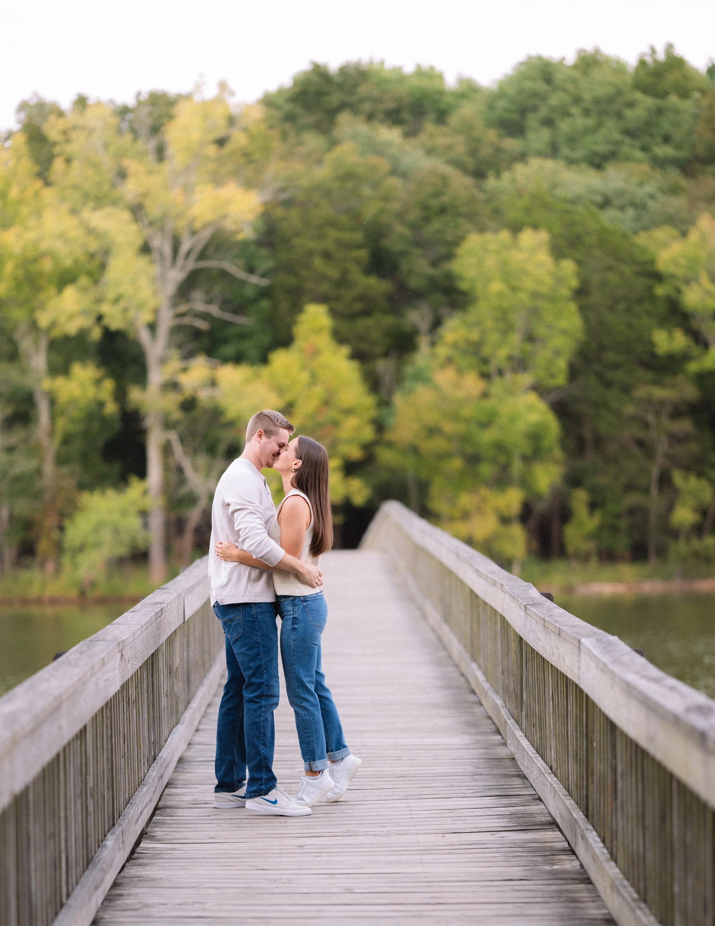Warm & Romantic Engagement Session Long Hunter State Park