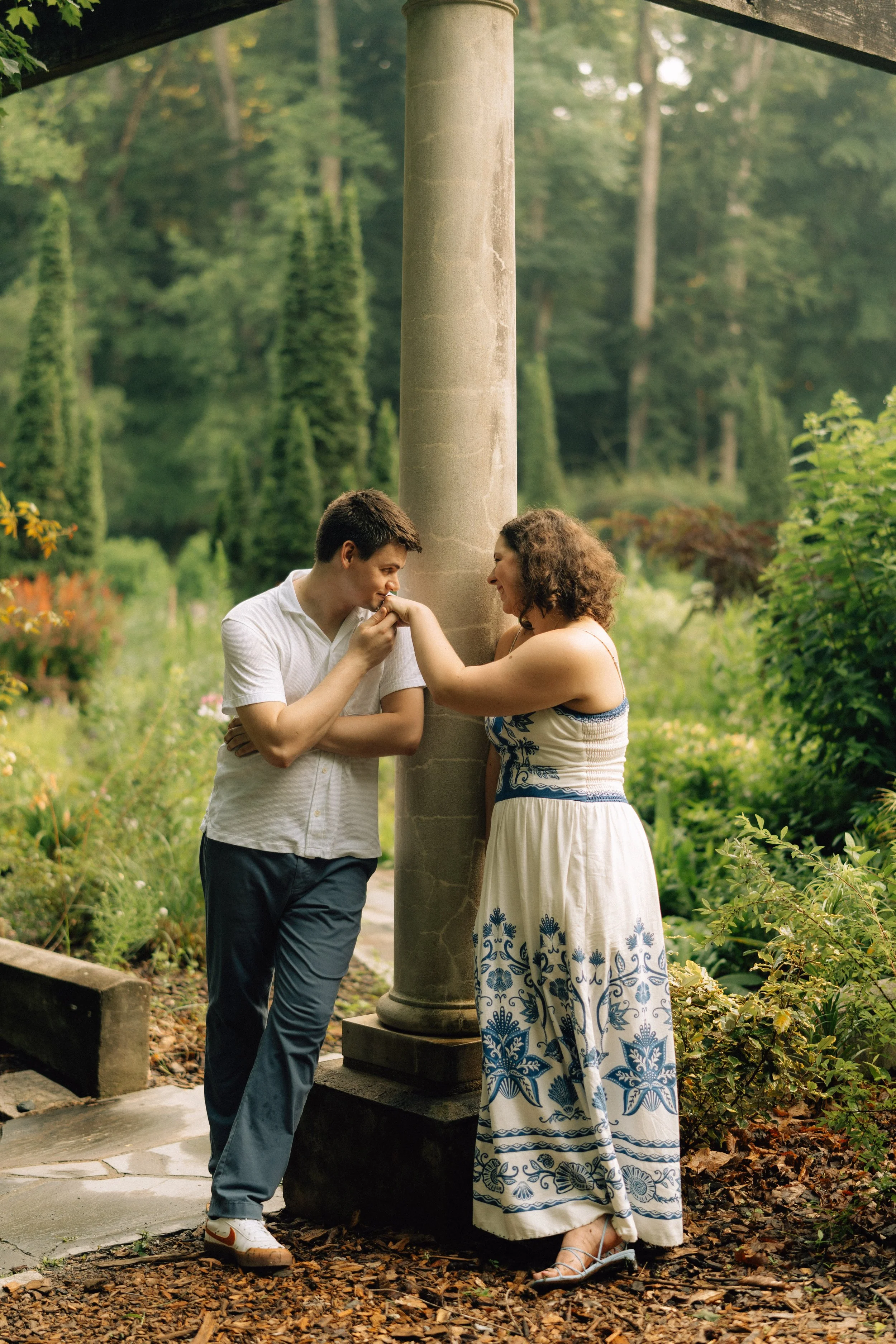 Engagement Session Cator Woolford Gardens Atlanta wedding photographer