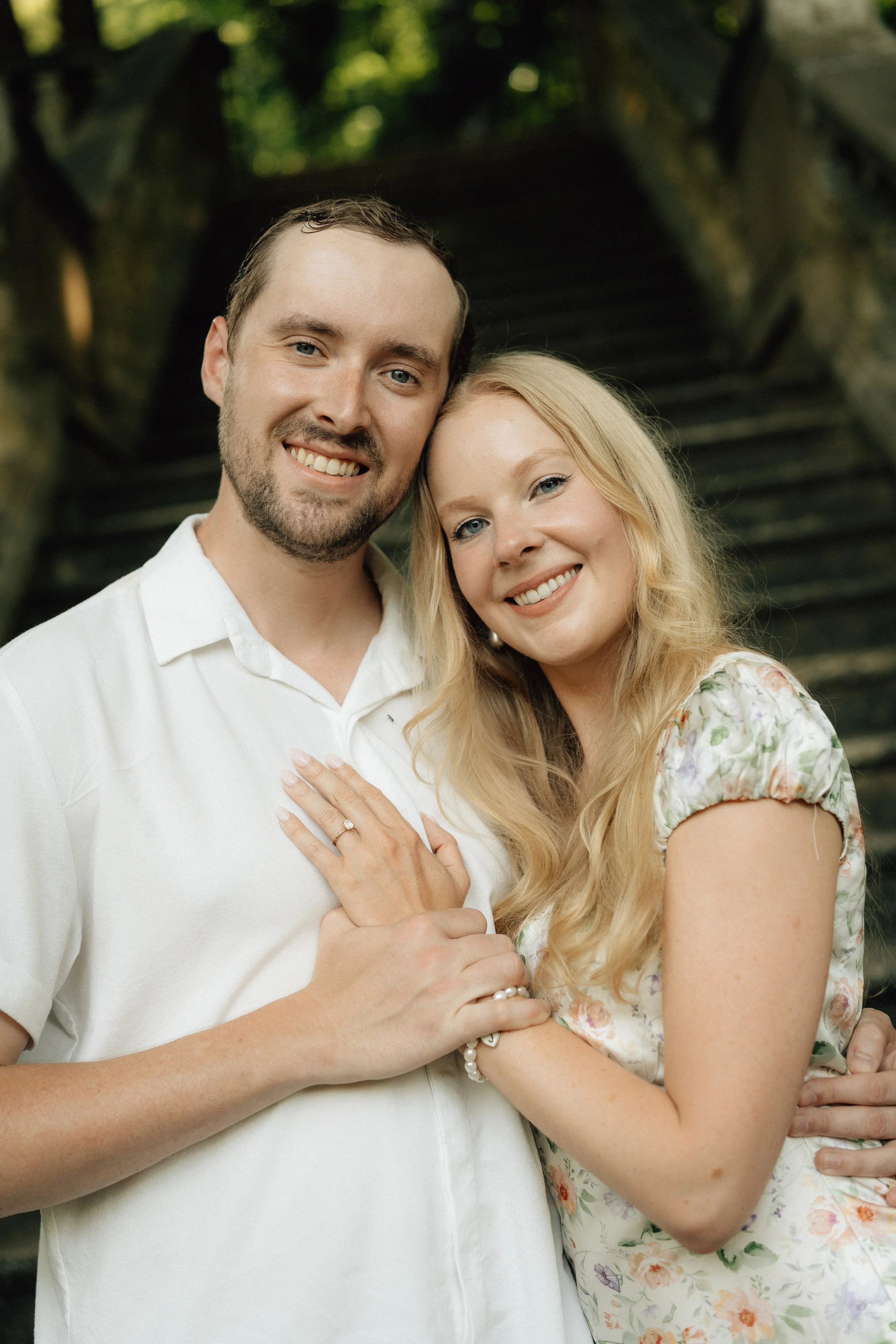 Engagement session cator woolford gardens Atlanta wedding photographer