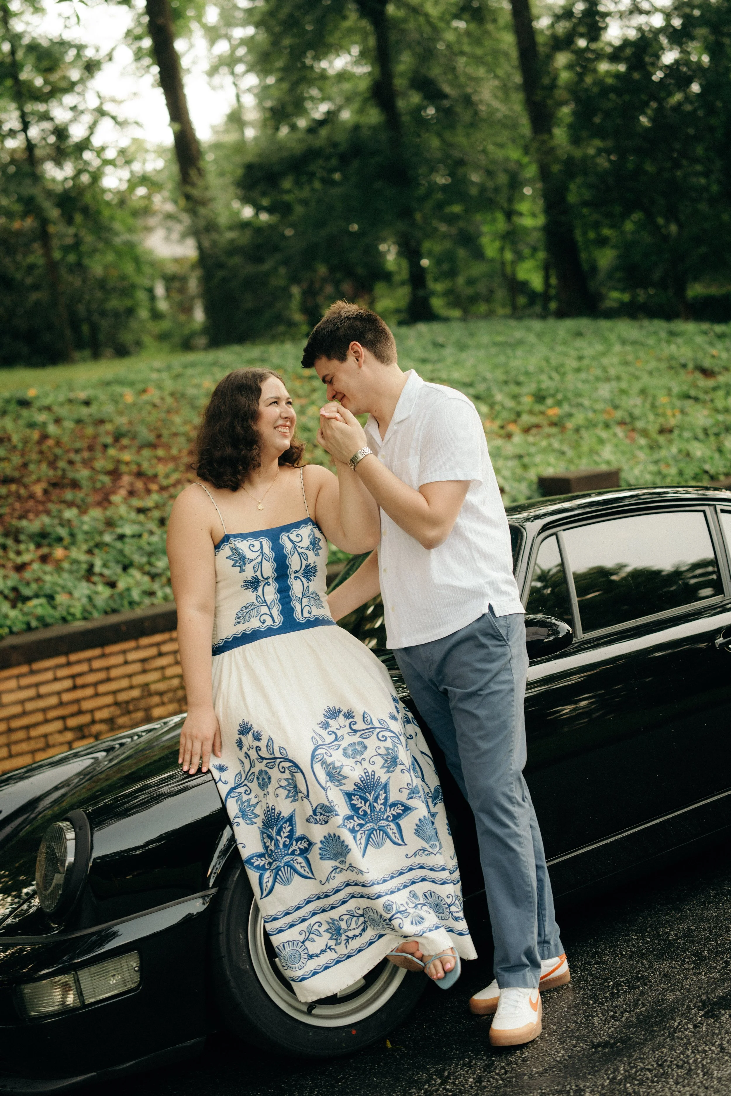 Engagement Session Cator Woolford Gardens Atlanta wedding photographer