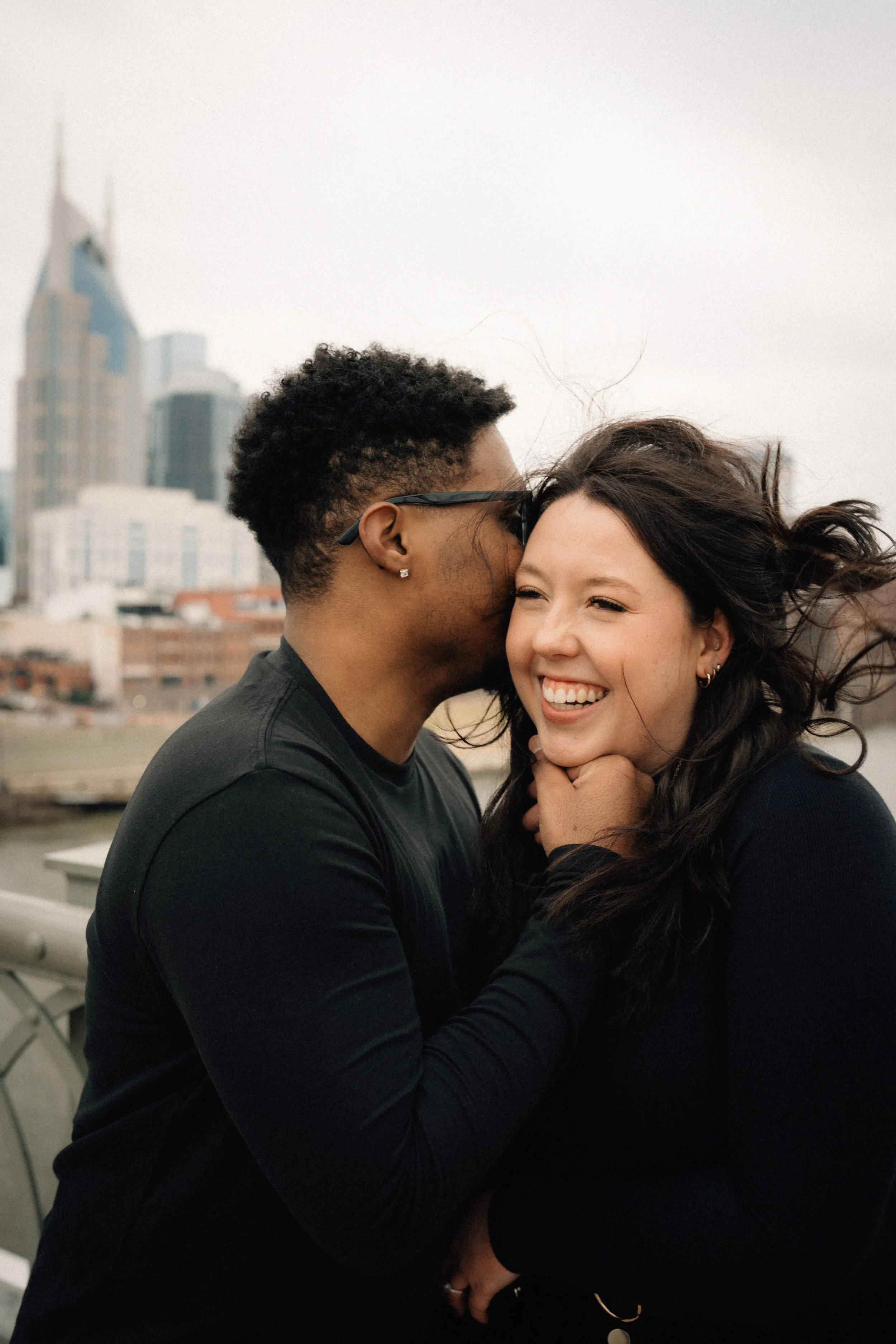 Pedestrian Bridge Engagement Session, Nashville, TN