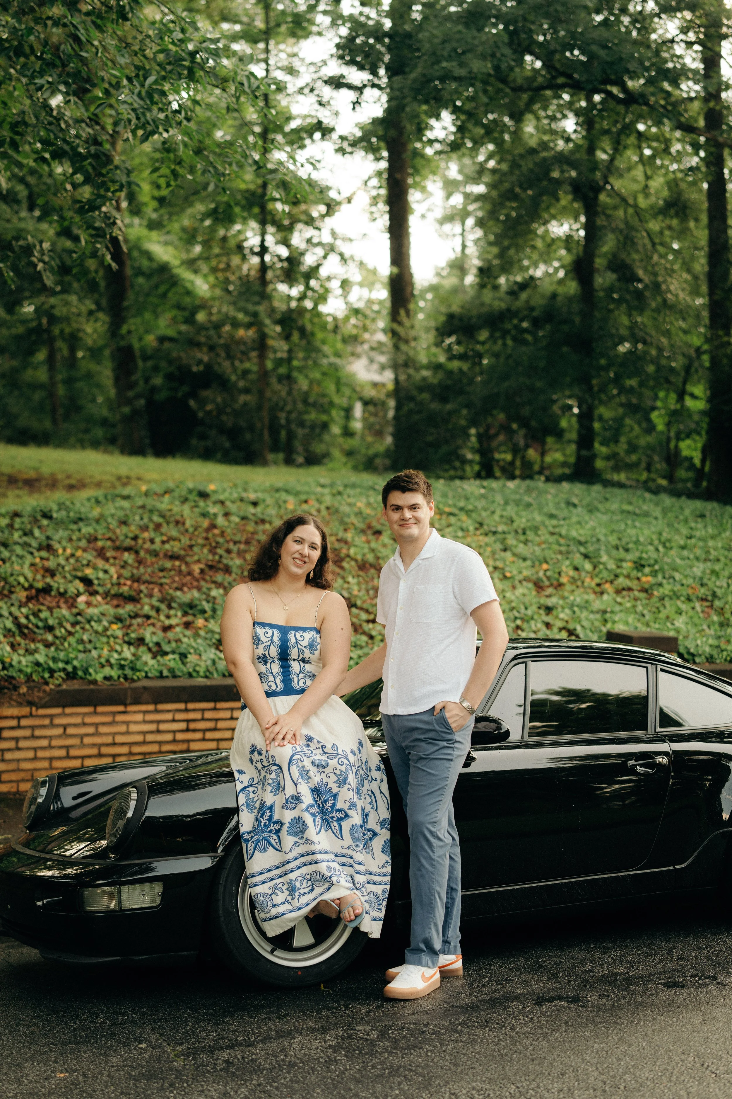 Engagement Session Cator Woolford Gardens Atlanta wedding photographer